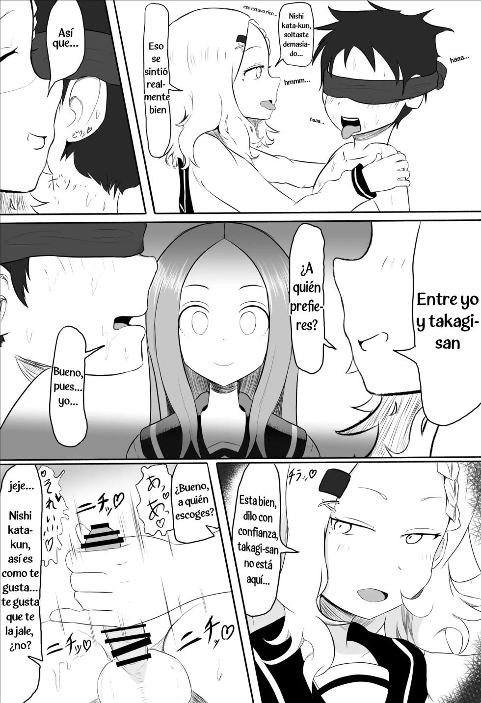 [Jakky] Houjou-san ni Nishikata o Netorareru Takagi-san | Houjou-san logra que Nishikata vuelva cornuda a Takagi-san  (Karakai Jouzu no Takagi-san)  [Spanish] [EL SEMEN] - Page 3