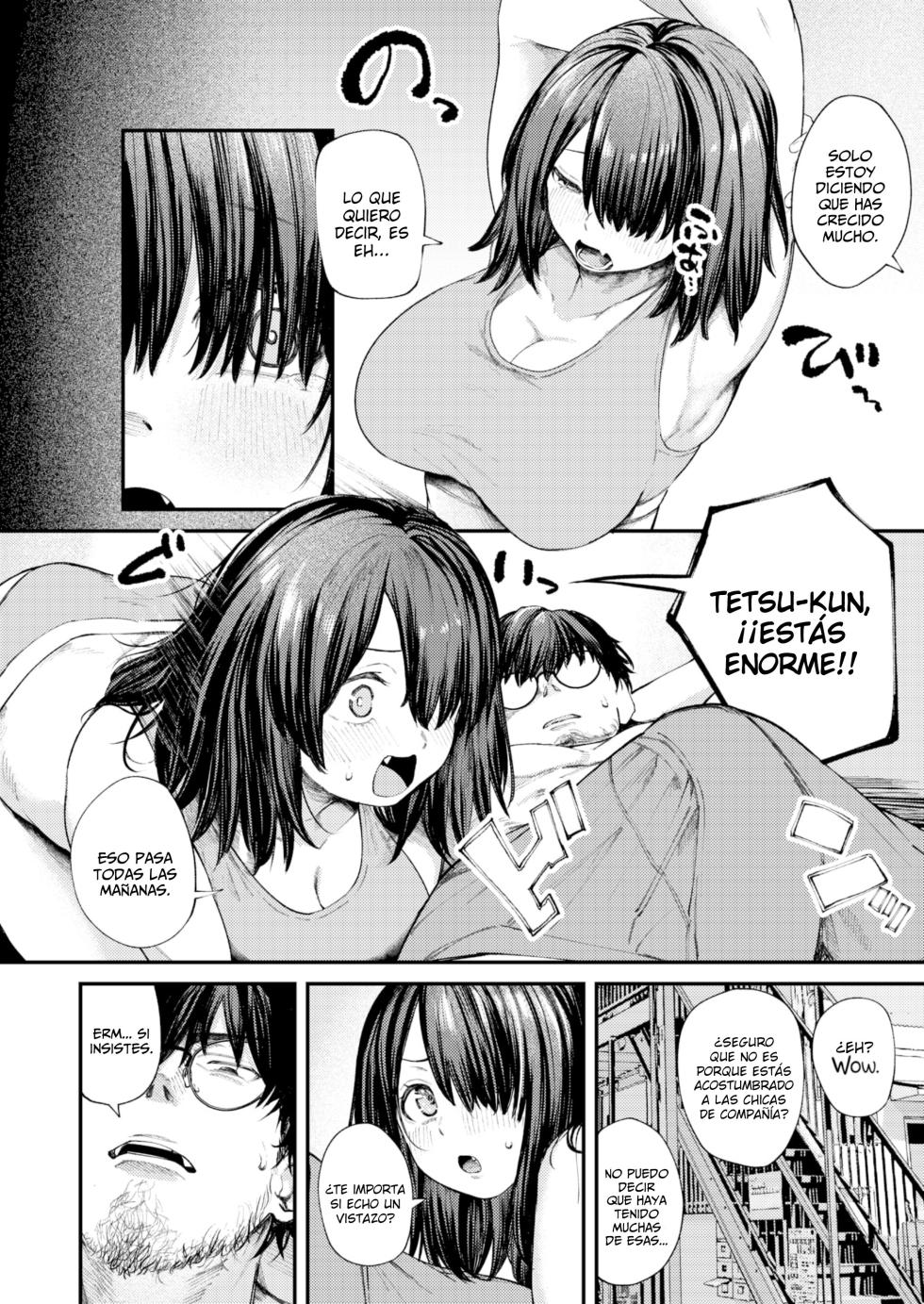 [Osaki] Natsu no Hi no Rokujouma | Habitación De Seis Tatamis En Un Día De Verano (COMIC Shitsurakuten 2024-05) [Spanish] [Lo Hago por Diversión] [Digital] - Page 4