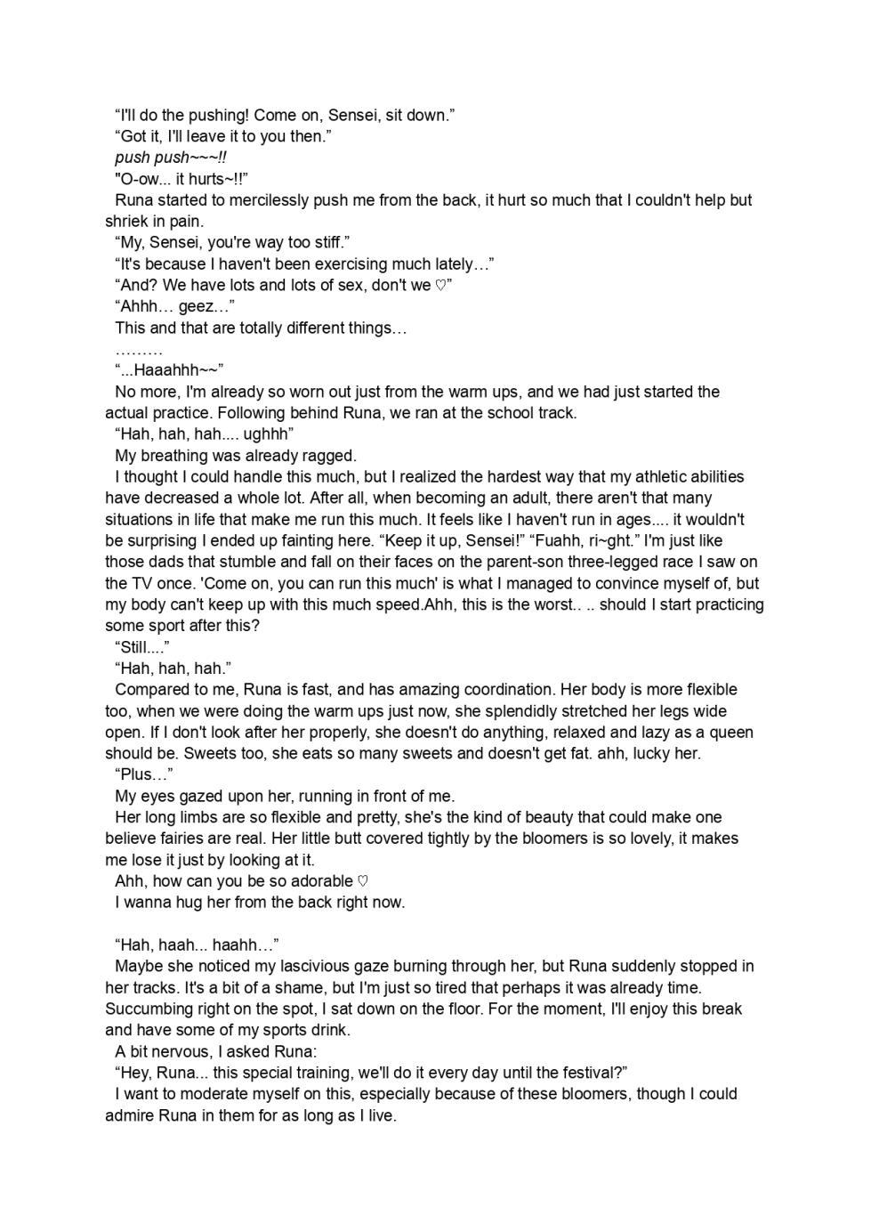 [LUMINOCITY, Fuguriya (Peko)] Sono Hanabira ni Kuchizuke o Futari no Goal Tape! | A Kiss For The Petals - Crossing the Finish Line Together [English] - Page 16