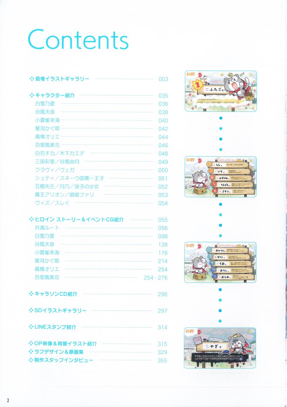 Tenshi Souzou RE-BOOT! Official Visual Fanbook | 天使☆嚣嚣 RE-BOOT! 官方设定集 [Chinese] [想舔羽月的jio组 汉化] - Page 3