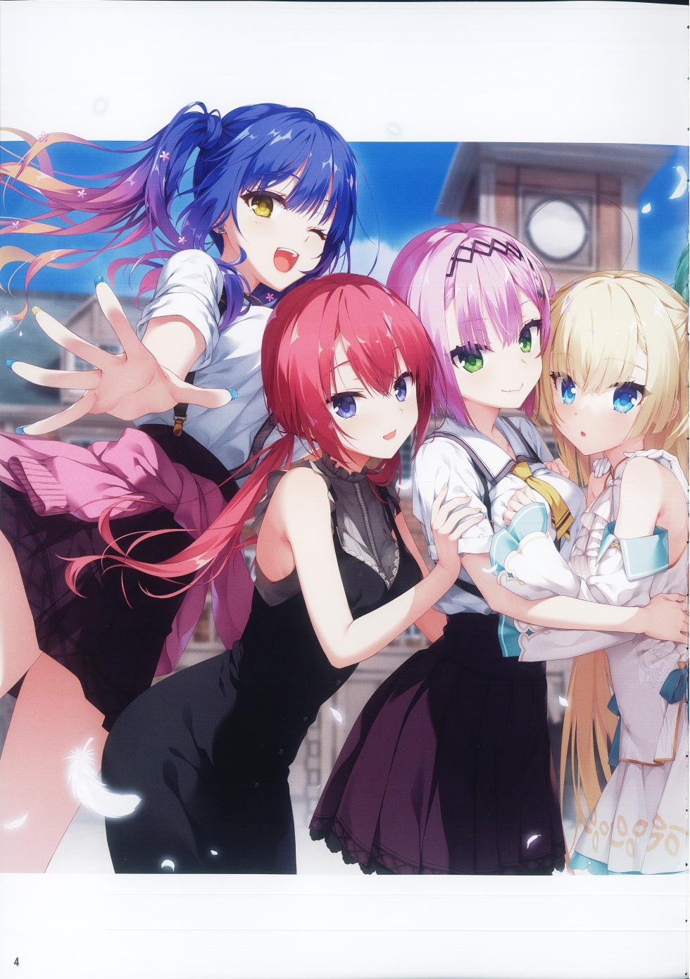 Tenshi Souzou RE-BOOT! Official Visual Fanbook | 天使☆嚣嚣 RE-BOOT! 官方设定集 [Chinese] [想舔羽月的jio组 汉化] - Page 5