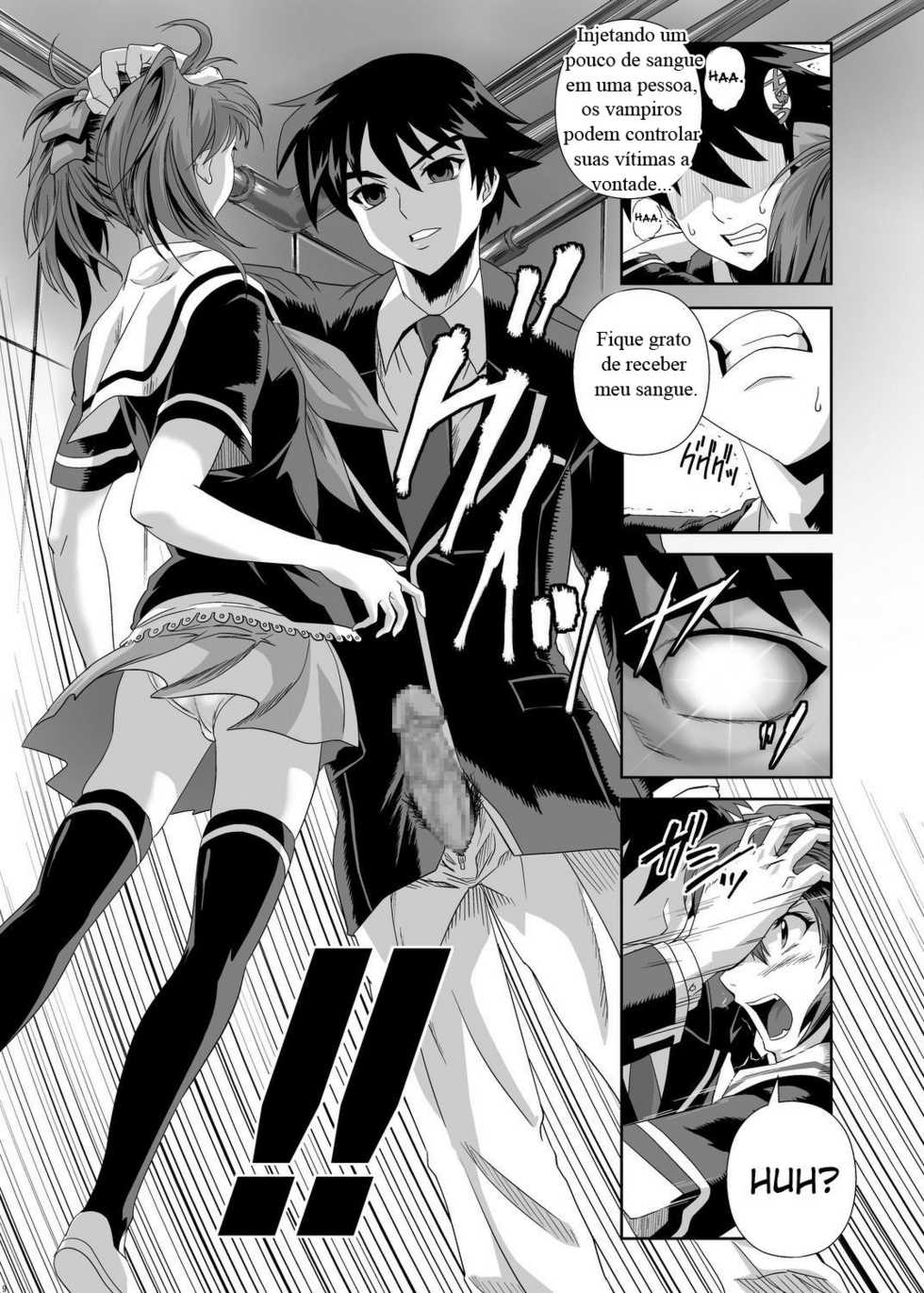 (C75) [Kamoro-SA-Z (Migiyori, Oobanburumai)] CAPU2 to Vampire (Rosario + Vampire) [Portuguese-BR] [Crono Strife] - Page 7