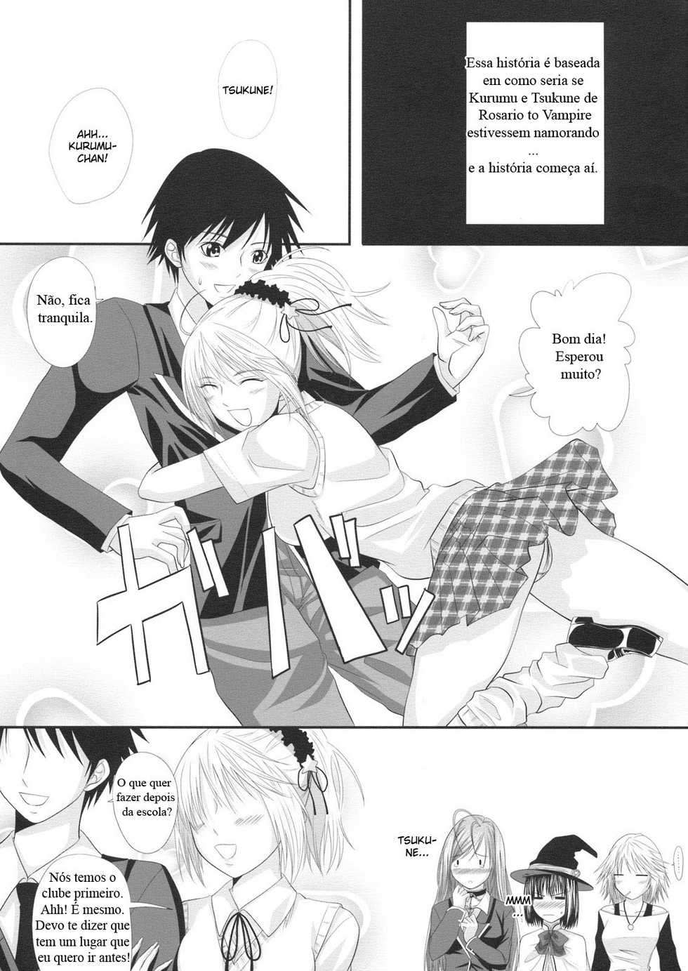 (C74) [Yorimichi (Arsenal)] RosaVam if Story ~Kurono Kurumu Hen~ (Rosario + Vampire) [Portuguese-BR] [HentaiPie] - Page 2
