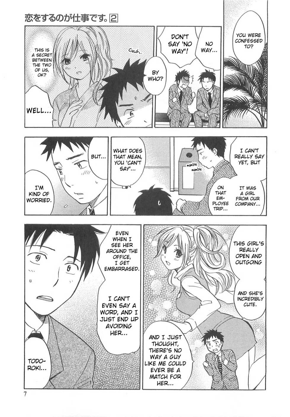[Harumi Chihiro] Koi o Suru no Ga Shigoto Desu. - Falling In Love Is Work. 2 [English] - Page 7