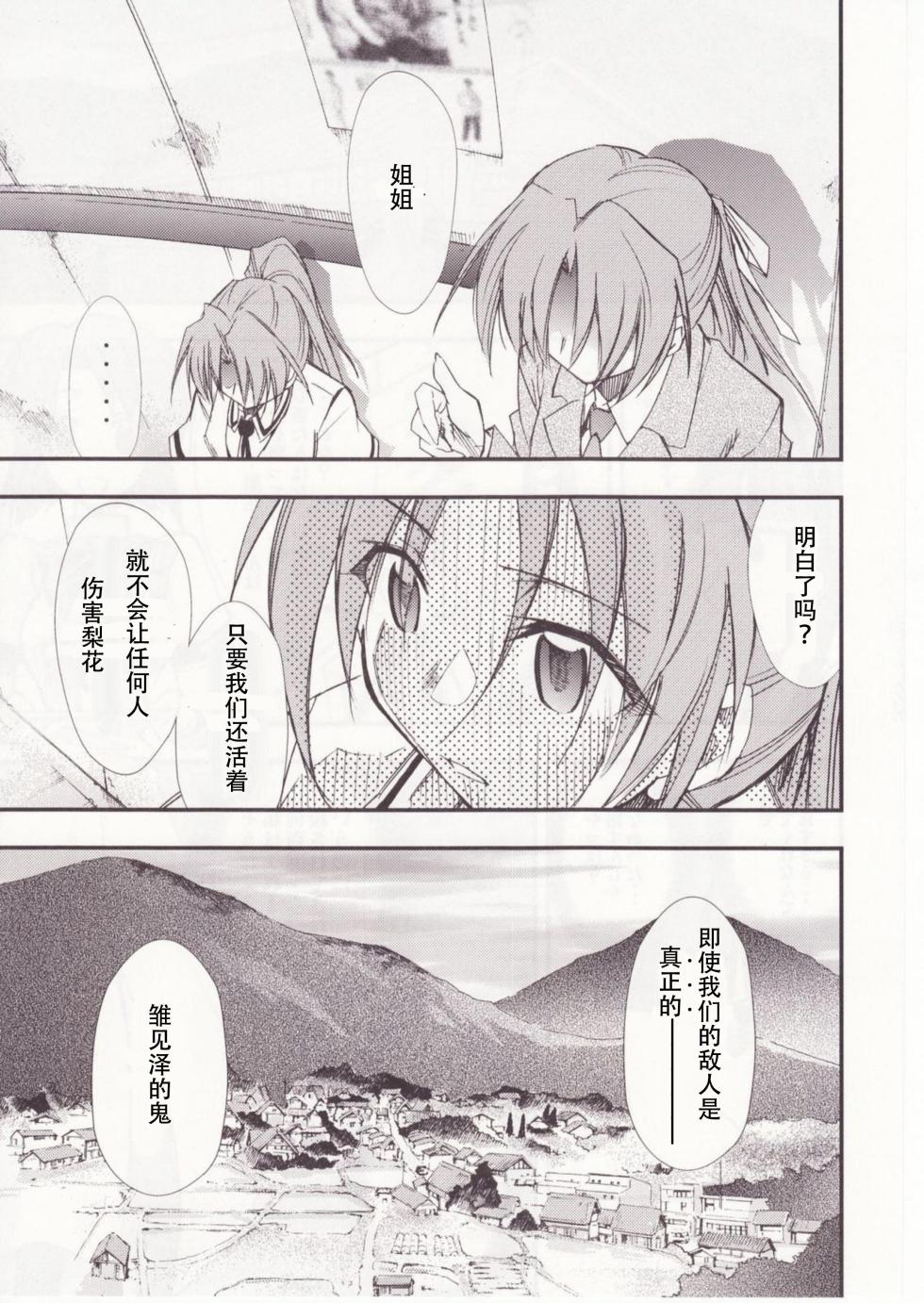 (C73) [Studio KIMIGABUCHI (Kimimaru)] Higurashi no Naku You ni San (Higurashi no Naku Koro ni) [Chinese] [群星之蛇] - Page 20