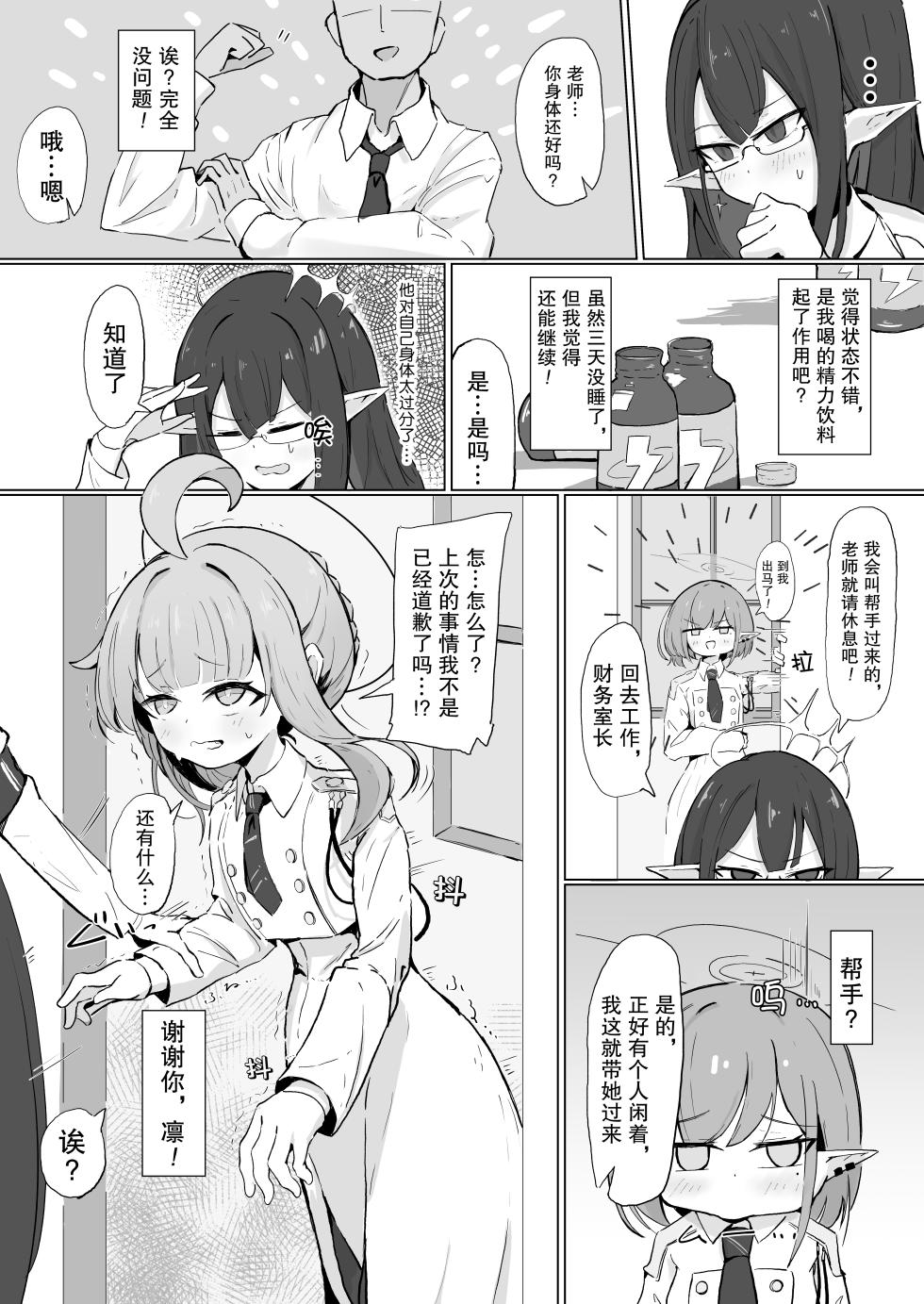 [Natsume Urara] Renpou Seitokai Yakuindomo | 充足的精力 (Blue Archive) [Chinese] - Page 1
