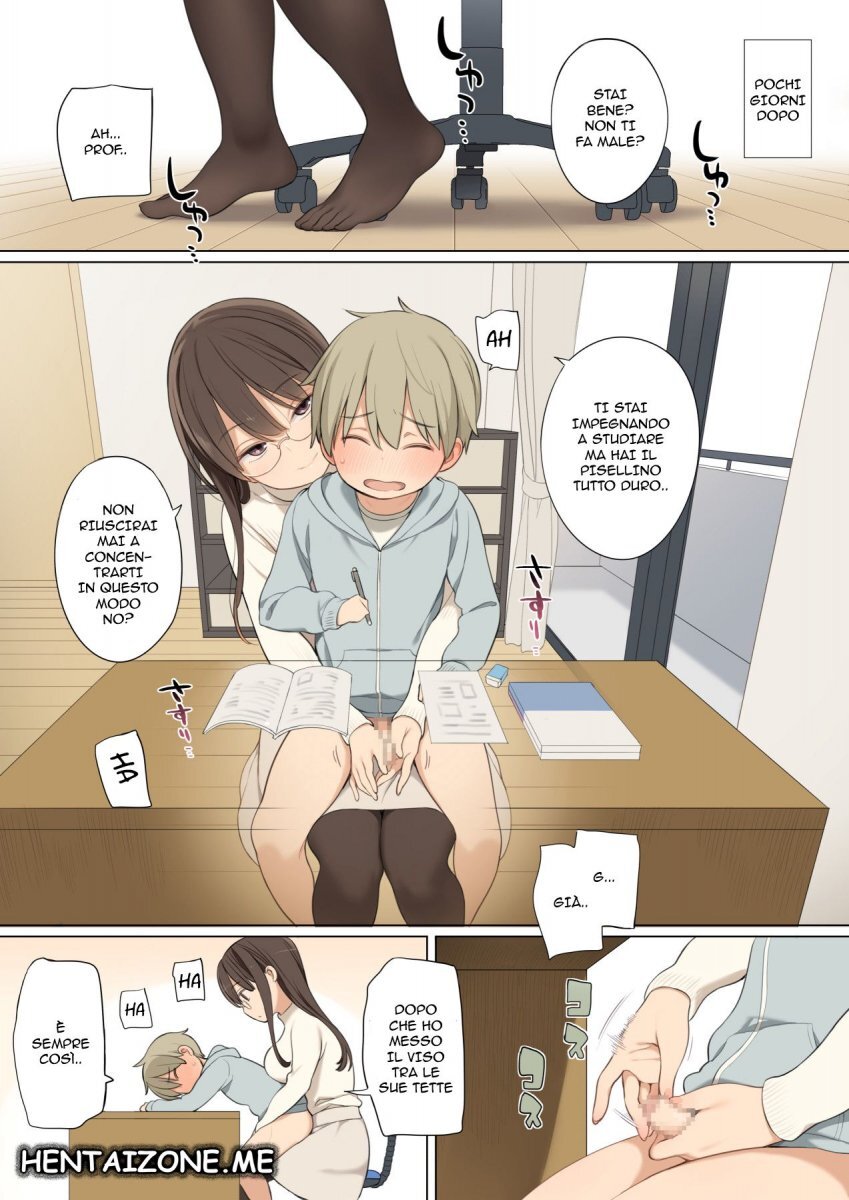 ‎[Higuma-ya (Nora Higuma)] Oppai o Sawarasete Kureru Katei Kyoushi no Onee-san no Hanashi | Il Mio Pupillo [Italian] - Page 7