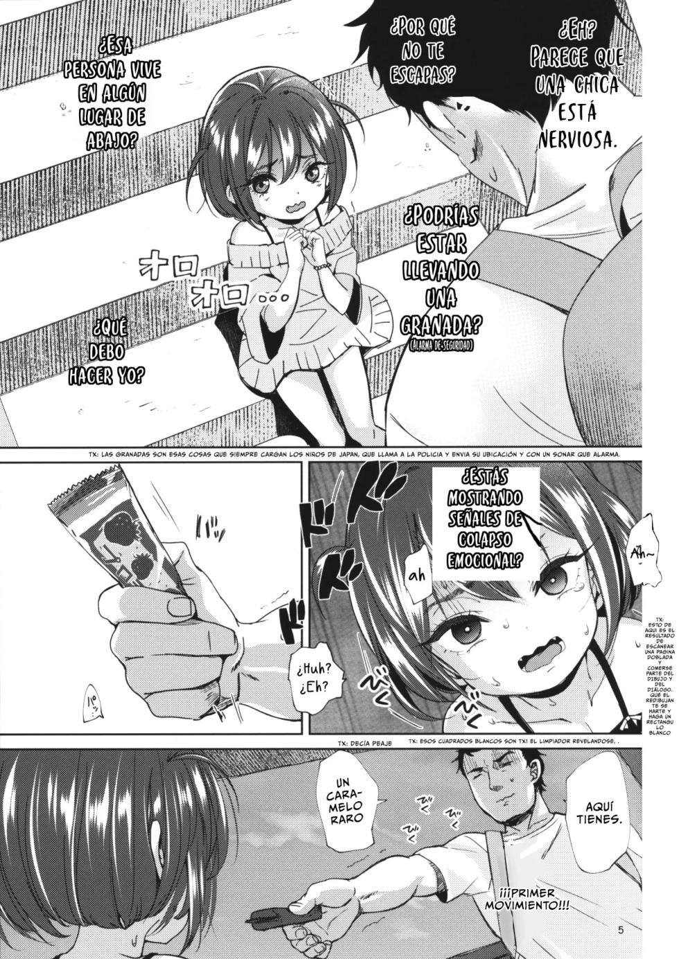 (C103) [Bizensiki Roroppu (Bizen)] Inkya no Mesugaki wa Sonzai suru no ka？[Spanish] [Traductor X] [Digital] - Page 4