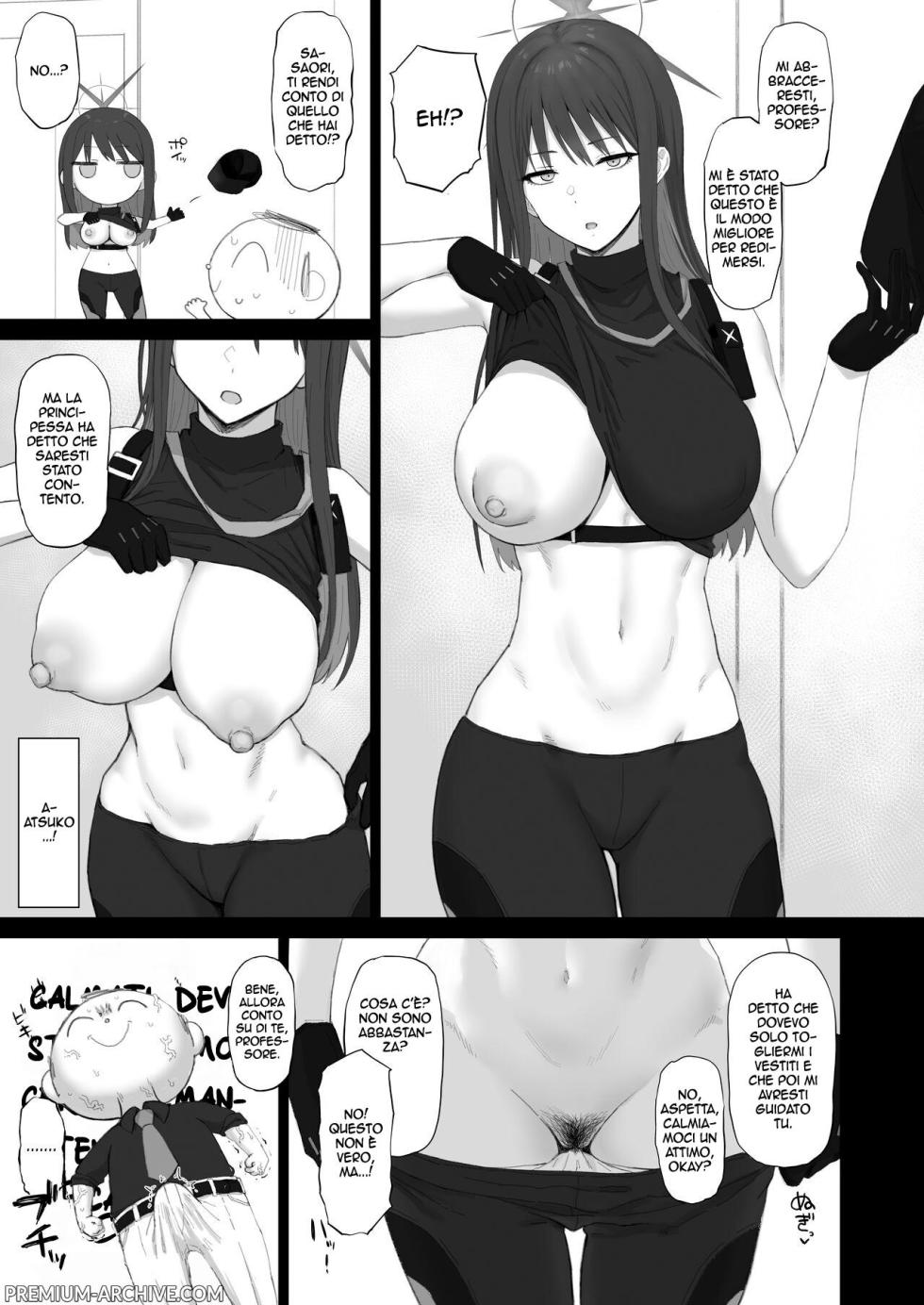 [Gomuhachi (Gomu)] Muchi ni Shokuzai Kyouiku ni Nikuyoku | Redenzione per L' Ignoranza Istruzione per la Lussuria (Blue Archive) [Italian] [Digital] - Page 6