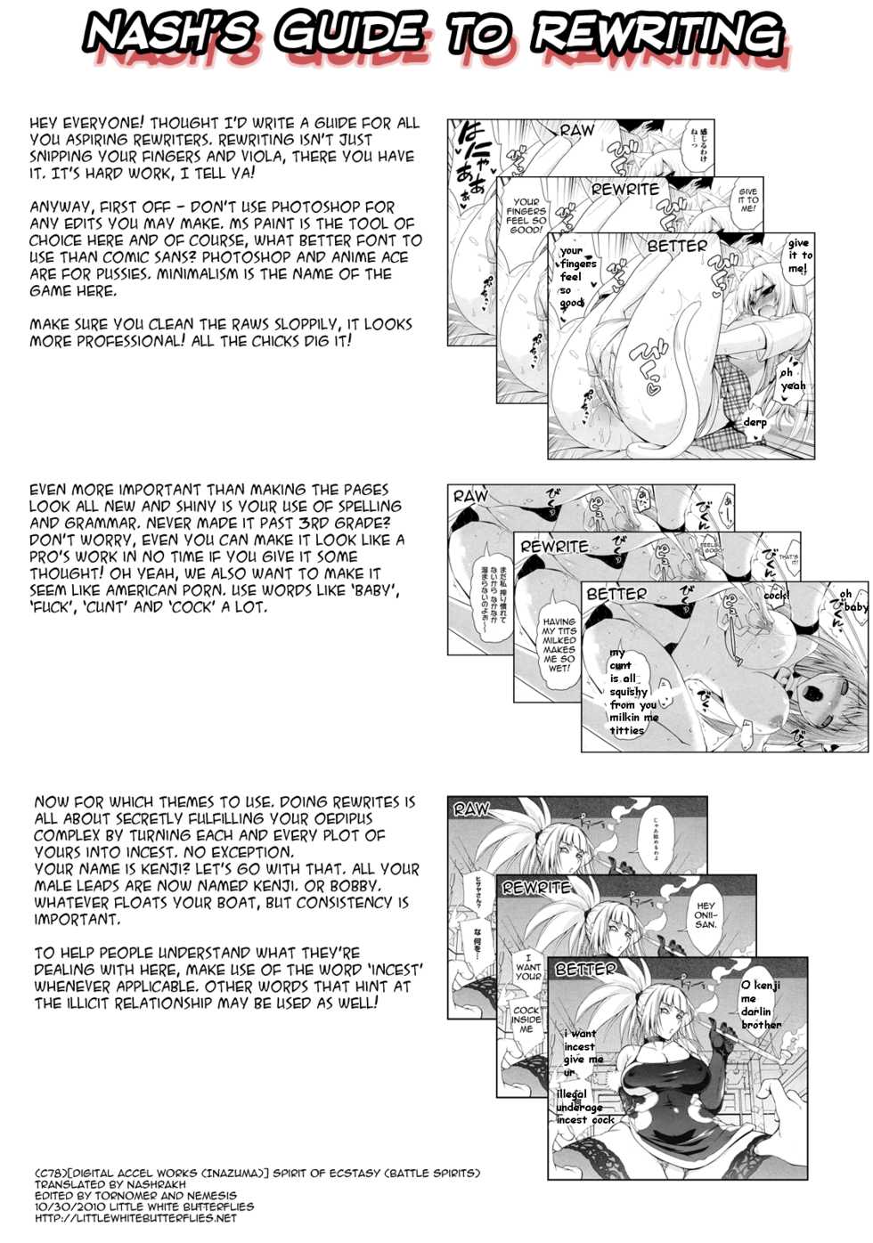 (C78) [Digital Accel Works (INAZUMA)] SPIRIT OF ECSTASY (Battle Spirits) (English) =Little White Butterflies= - Page 34
