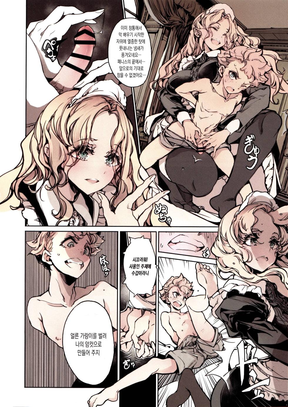 (C103) [70 Nenshiki Yuukyuu Kikan (Ohagi-san)] Beatrice Brothel 3 | 비아트리스 공주관 3 [korean] - Page 19