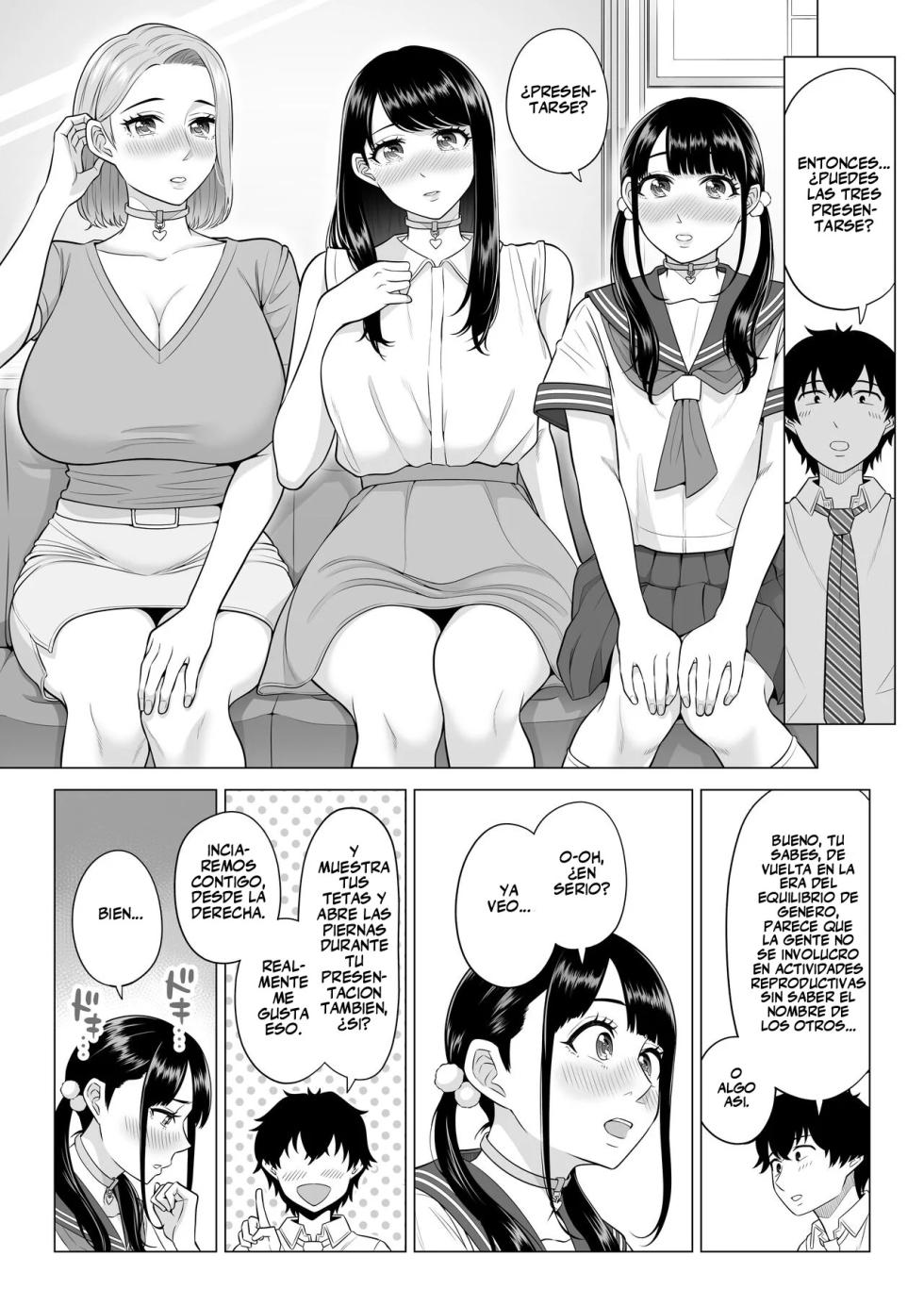 [Date Roku] Dansei ga Kyokutan ni Sukunai Kono Sekai de wa, Seishi wa Kichou na Shigen desu. | En un mundo donde los hombres son escasos, el esperma es un recurso valioso  [Spanish] [Flat is Justice!] - Page 21