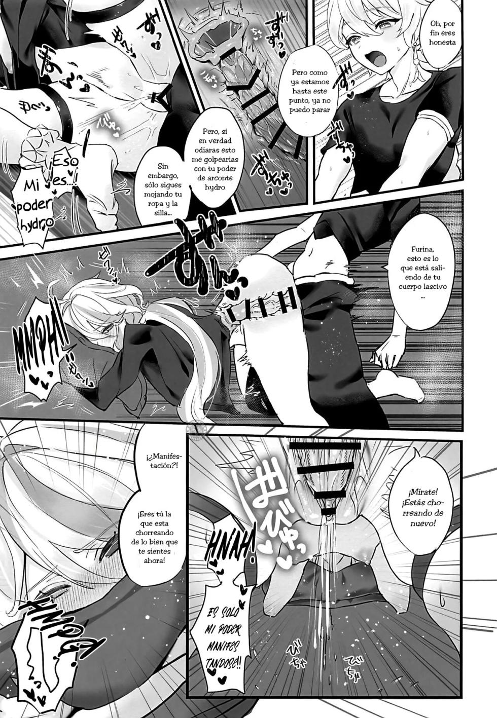 (C103) [GlowMercury (Sukoyakagumi)] Kimi no Guroshi de Kanpai - Cheers with her glass (Genshin Impact) [Spanish] [KumaGirl Translation] - Page 16