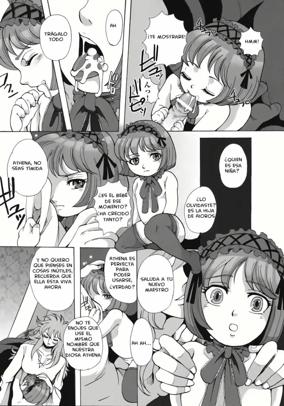[Momoiro-Rip (Sugar Milk)] Ningyou Shoukan (Saint Seiya) [Spanish] [NTRForever] [Digital] - Page 10