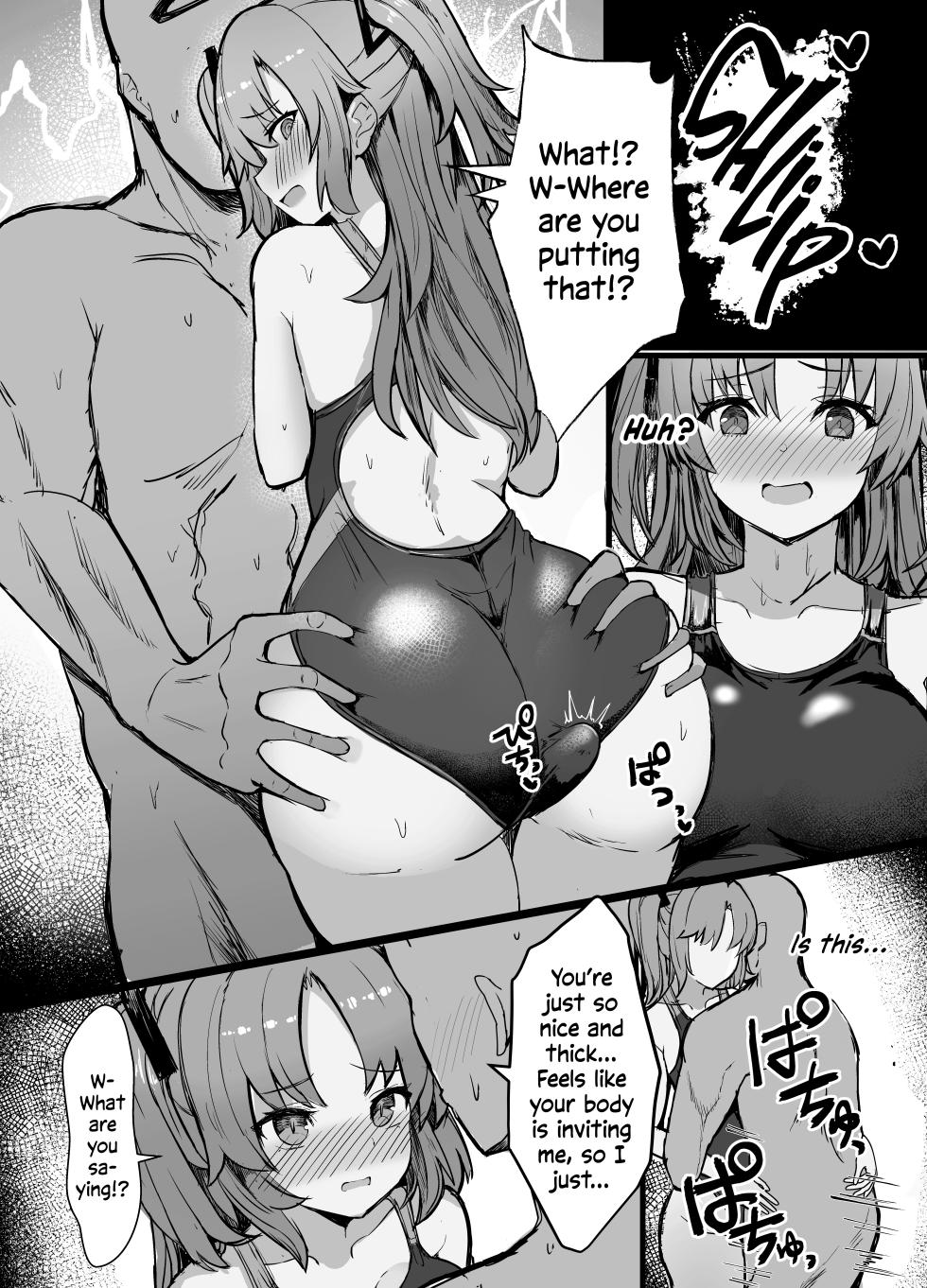[Vivido (Kumasaku Tamizou)] Sensei!! Yokujou Shisugi desu... | Sensei!! You're Too Horny! (Blue Archive) [English] [Shiromaru] [Digital] - Page 6