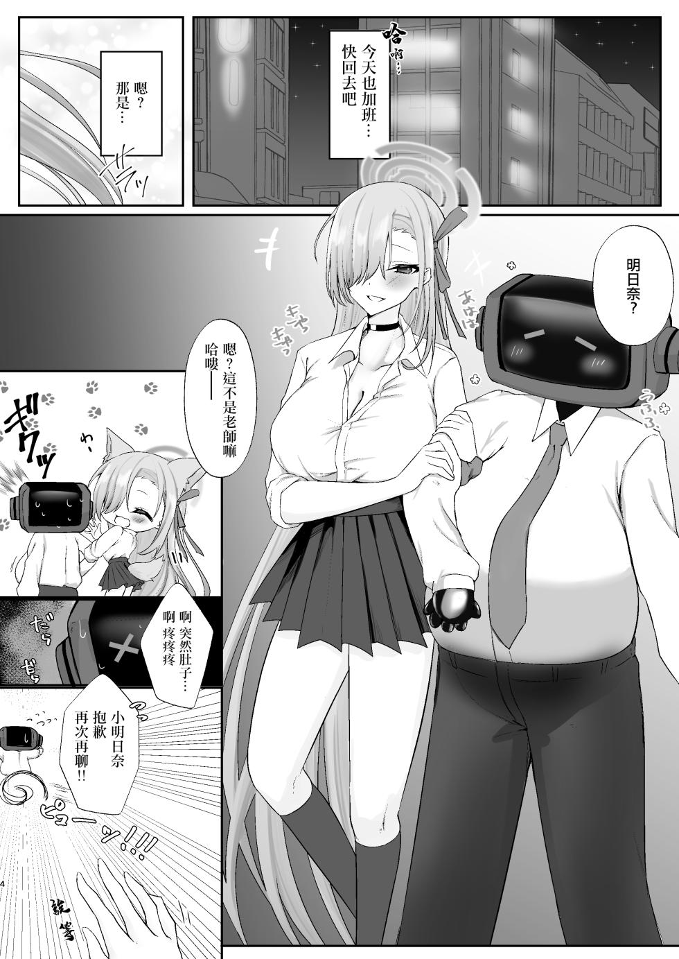 [DeepSilky (Mutsuki Aki)] Goshujin-sama Boshuuchuu (Blue Archive) [Chinese] [Digital] - Page 3