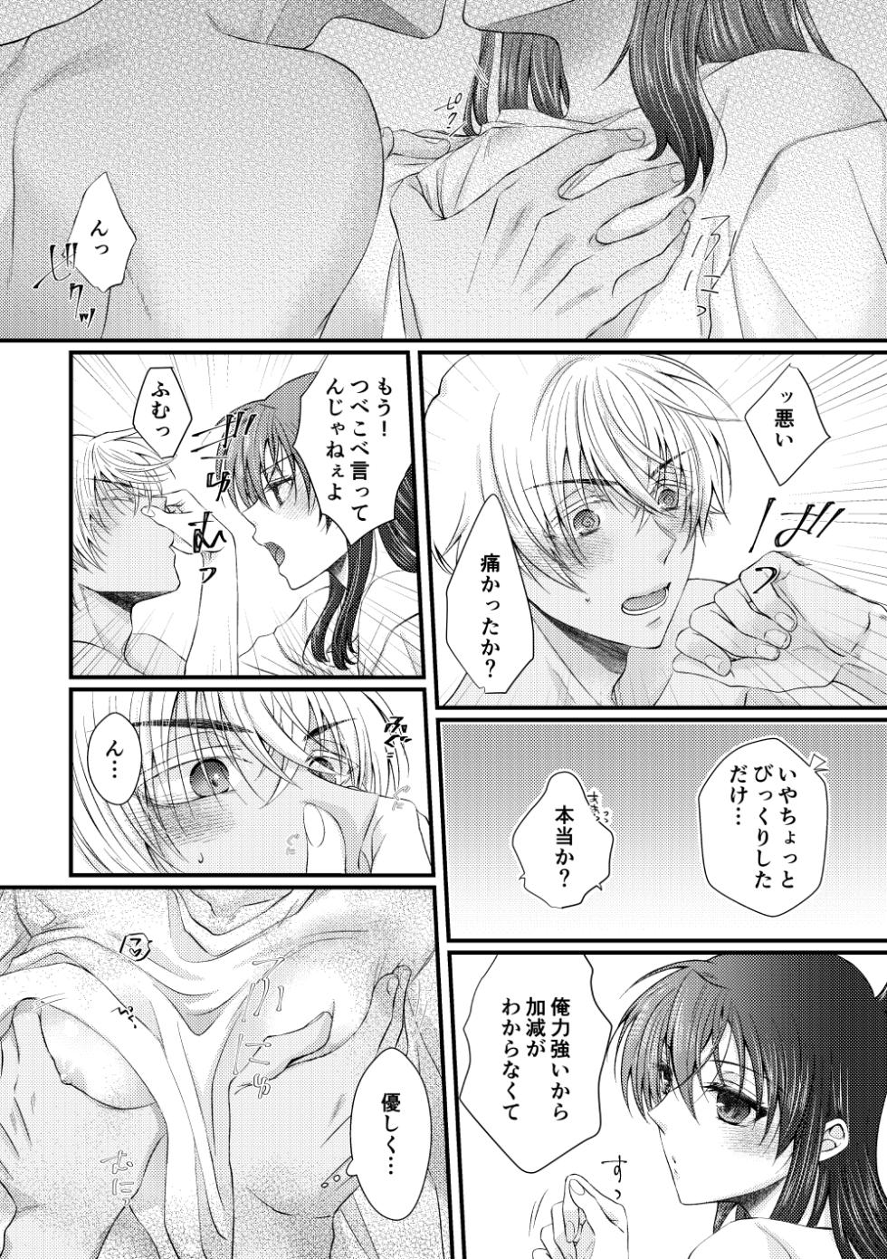 (JUNE BRIDE FES 2023) [mangetsu yakou (Kai)] Bokura wa Aoi Natsu no Naka (Detective Conan) - Page 19