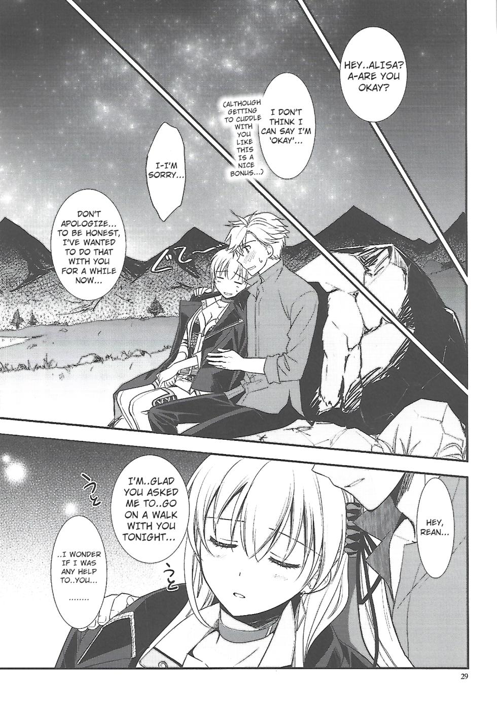 (C96) [C.A.T (Morisaki Kurumi)] Hoshi no Shita de Koinegau (The Legend of Heroes: Sen no Kiseki) [English] - Page 28
