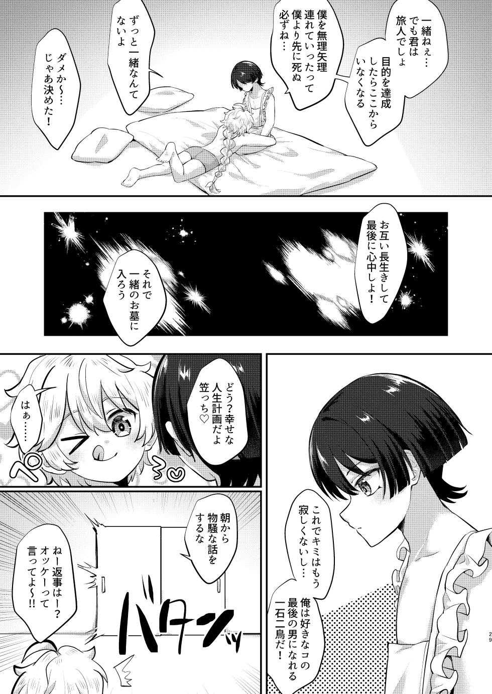 [Cabillamour (Jiraichi)] Niizuma no Hourousha to Ichaicha Shinkon Seikatsu (Genshin Impact) [Digital] - Page 28