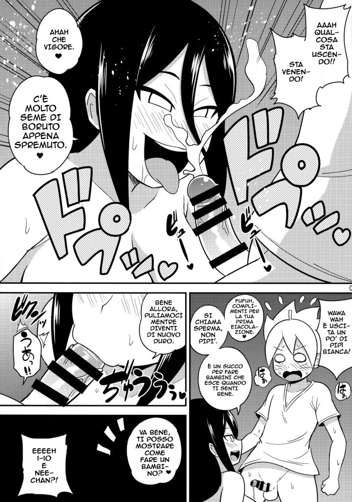 (C92) [C'sHOUSE (Iguchi Sentarou)] HANABITCH BORUTAGE | La Zia Maniaca di Boruto (Boruto) [Italian] - Page 8