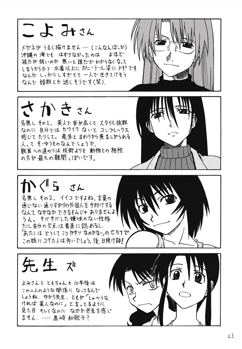 (Comic Creation 15) [House of CARSEA (Syouji)] Sashimi no Tsuma Hon vol. 2 (Azumanga Daioh) - Page 24