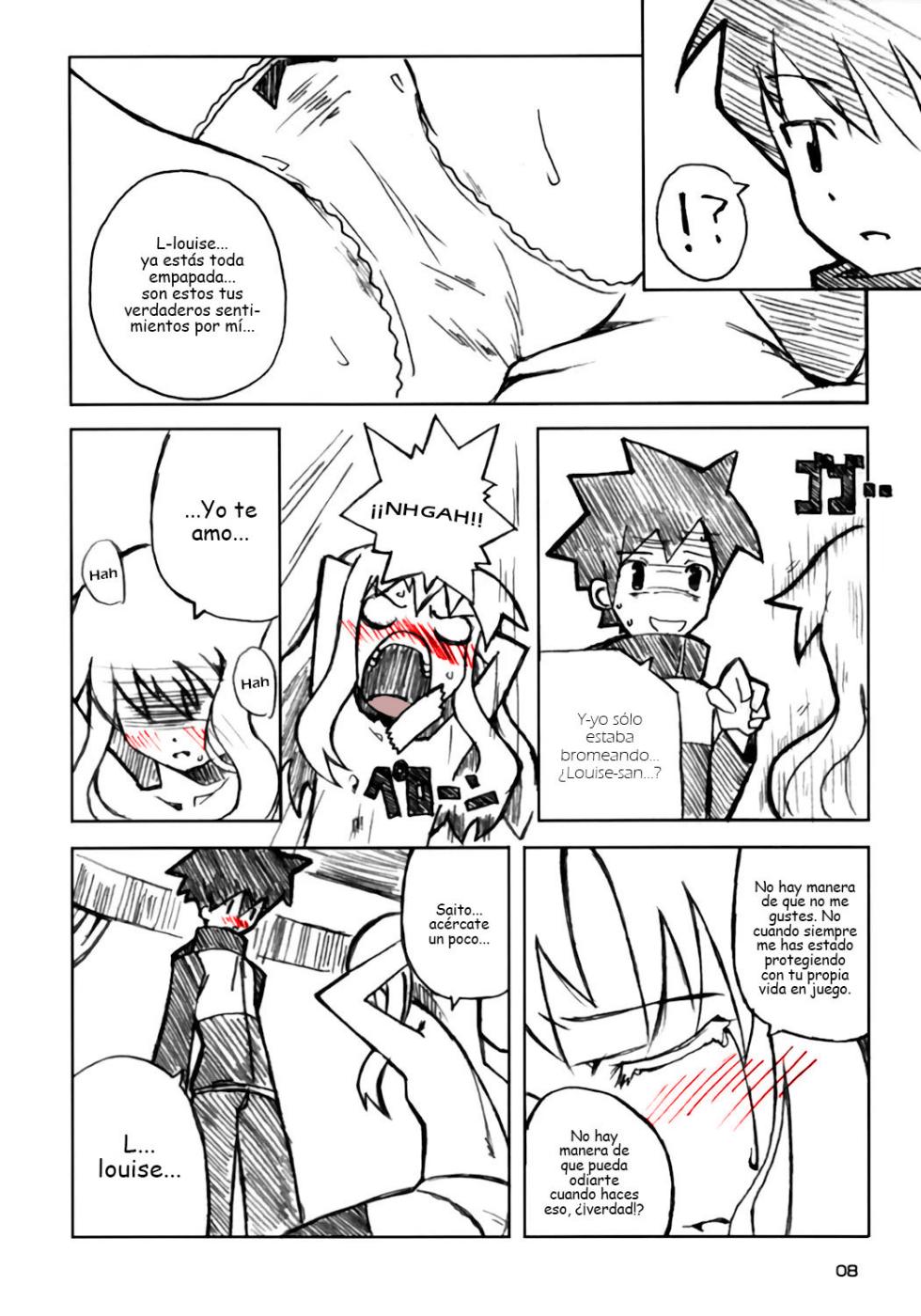 (C71) [Hannama (Soine, Inato Serere)] Goshujinsama no Momoiro Pantsu (Zero no Tsukaima) [Spanish] [Renasentista_313] - Page 7