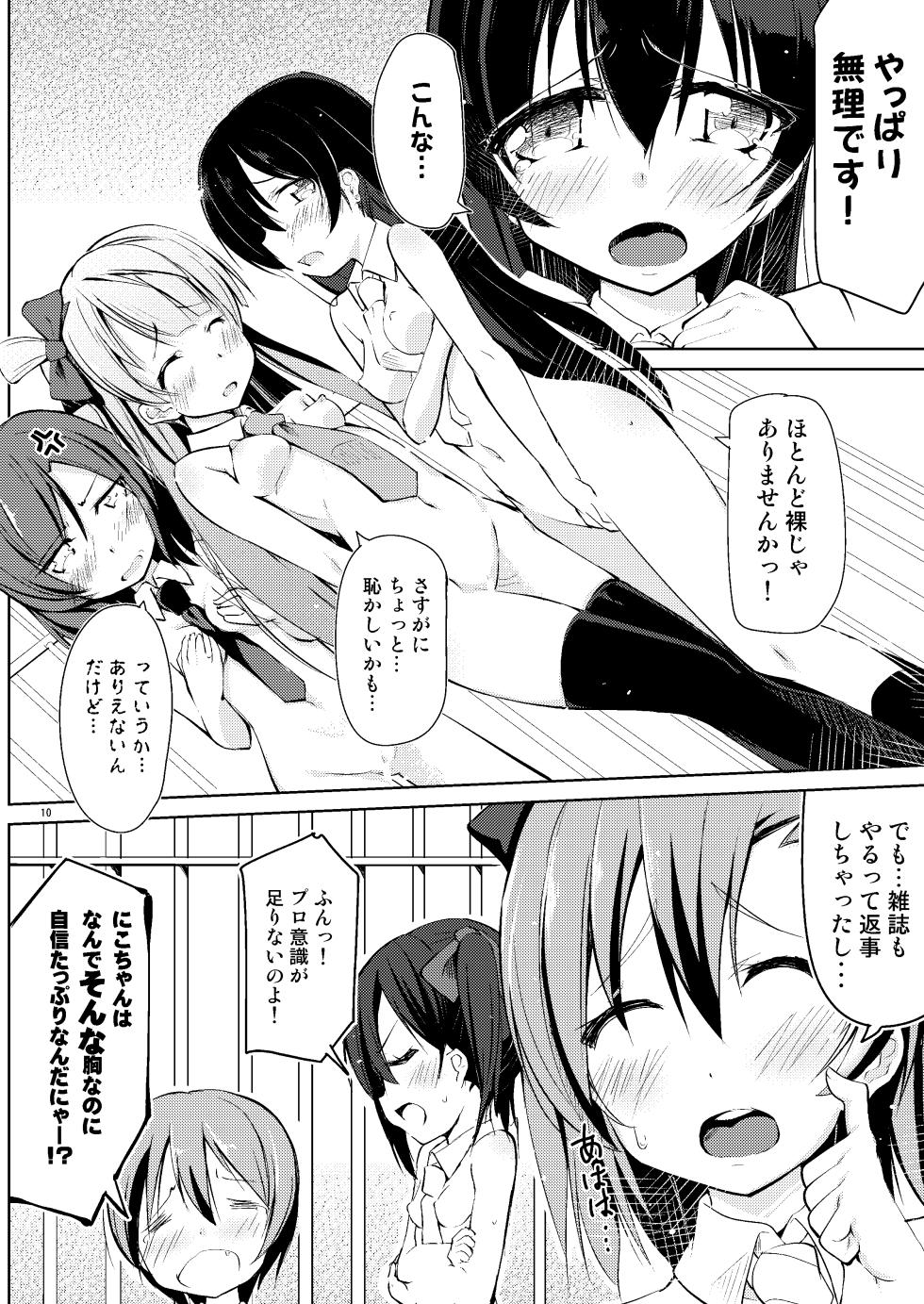 [Kurowasabi (Kurozu)] Neck-Pai μ's (Love Live!) [Digital] - Page 9