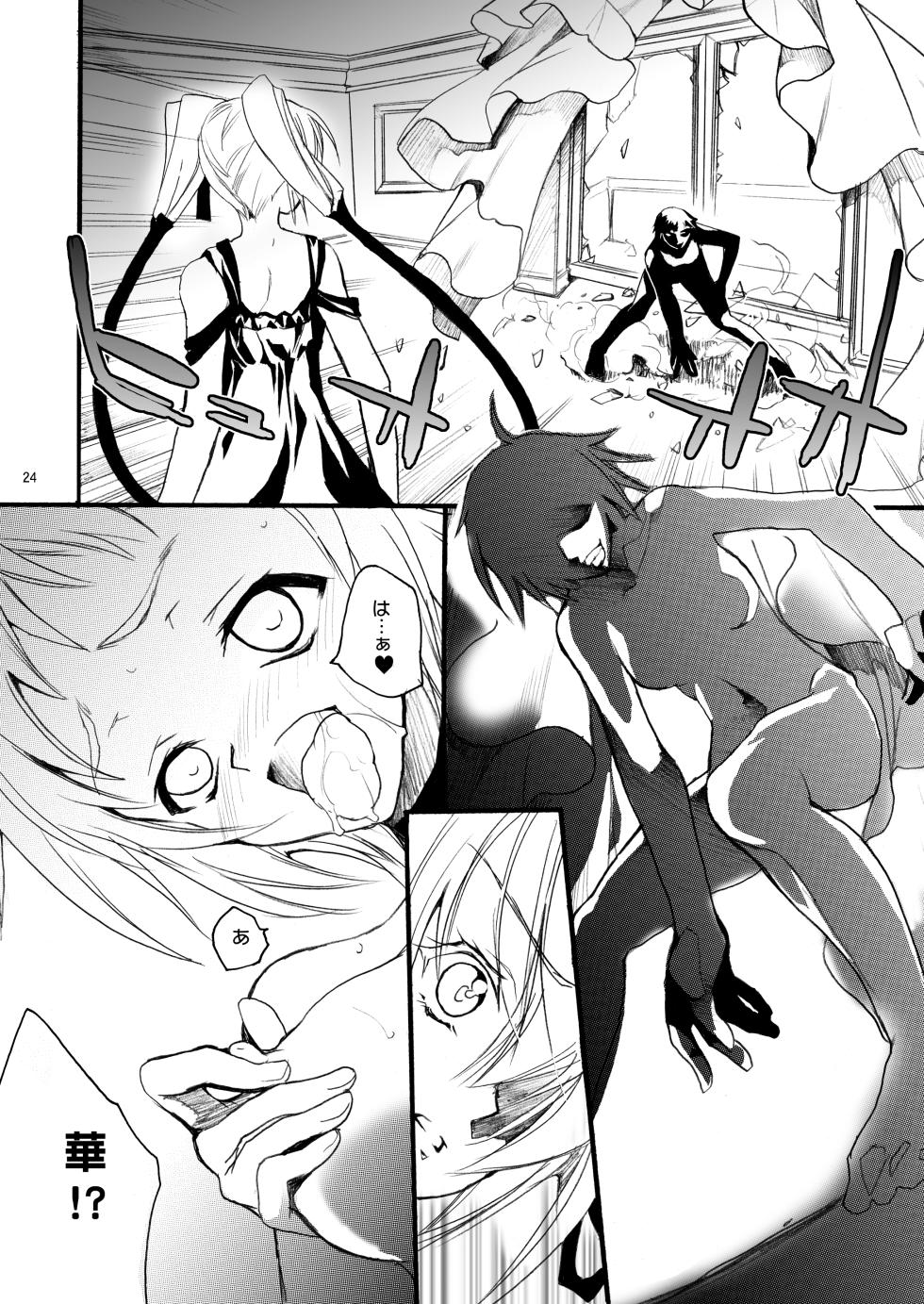 (C78) [Hanzai Tengoku (Hasei Agana)] Kiniro Shoujo (Mahou Shoujo Lyrical Nanoha, Seikon no Qwaser) [Digital] - Page 24