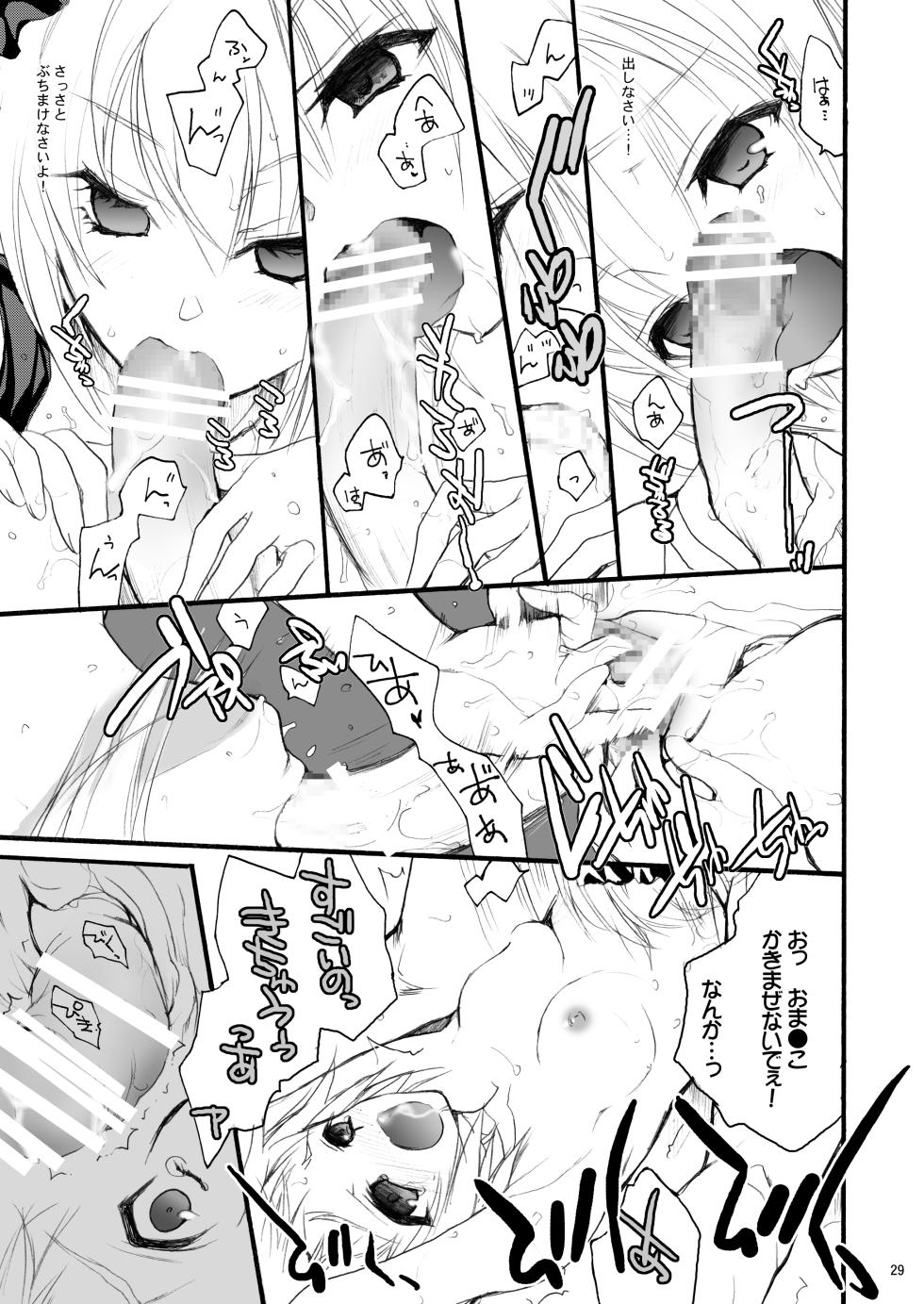 (C78) [Hanzai Tengoku (Hasei Agana)] Kiniro Shoujo (Mahou Shoujo Lyrical Nanoha, Seikon no Qwaser) [Digital] - Page 29