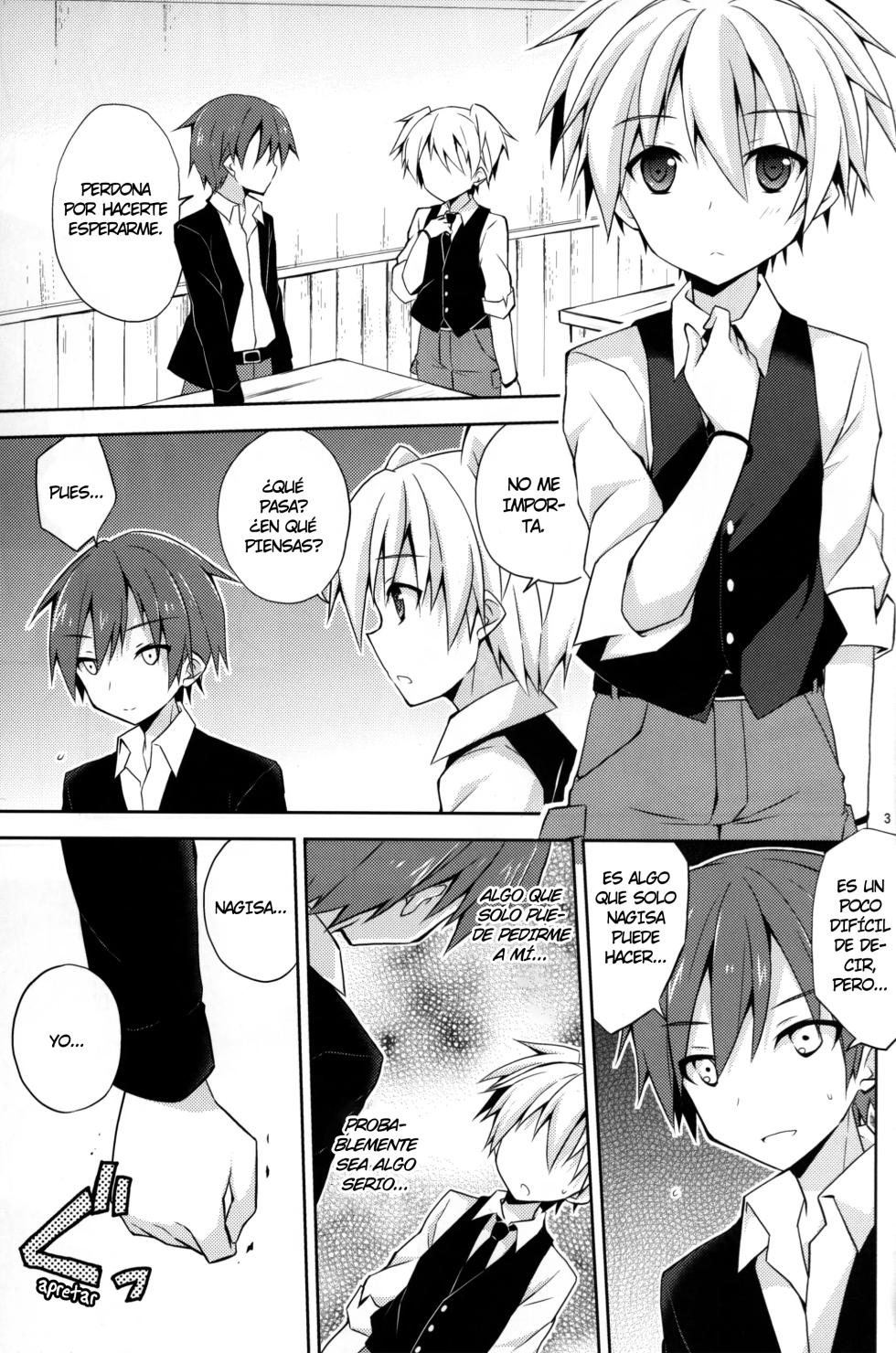 (HaruCC19) [Mimoton] Kimi ni Shika Dekinai Koto | Algo que solo tú puedes hacer (Ansatsu Kyoushitsu) [Spanish] [Yashoholic] - Page 2