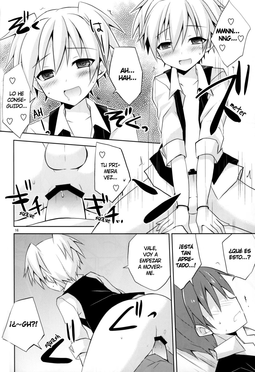 (HaruCC19) [Mimoton] Kimi ni Shika Dekinai Koto | Algo que solo tú puedes hacer (Ansatsu Kyoushitsu) [Spanish] [Yashoholic] - Page 15