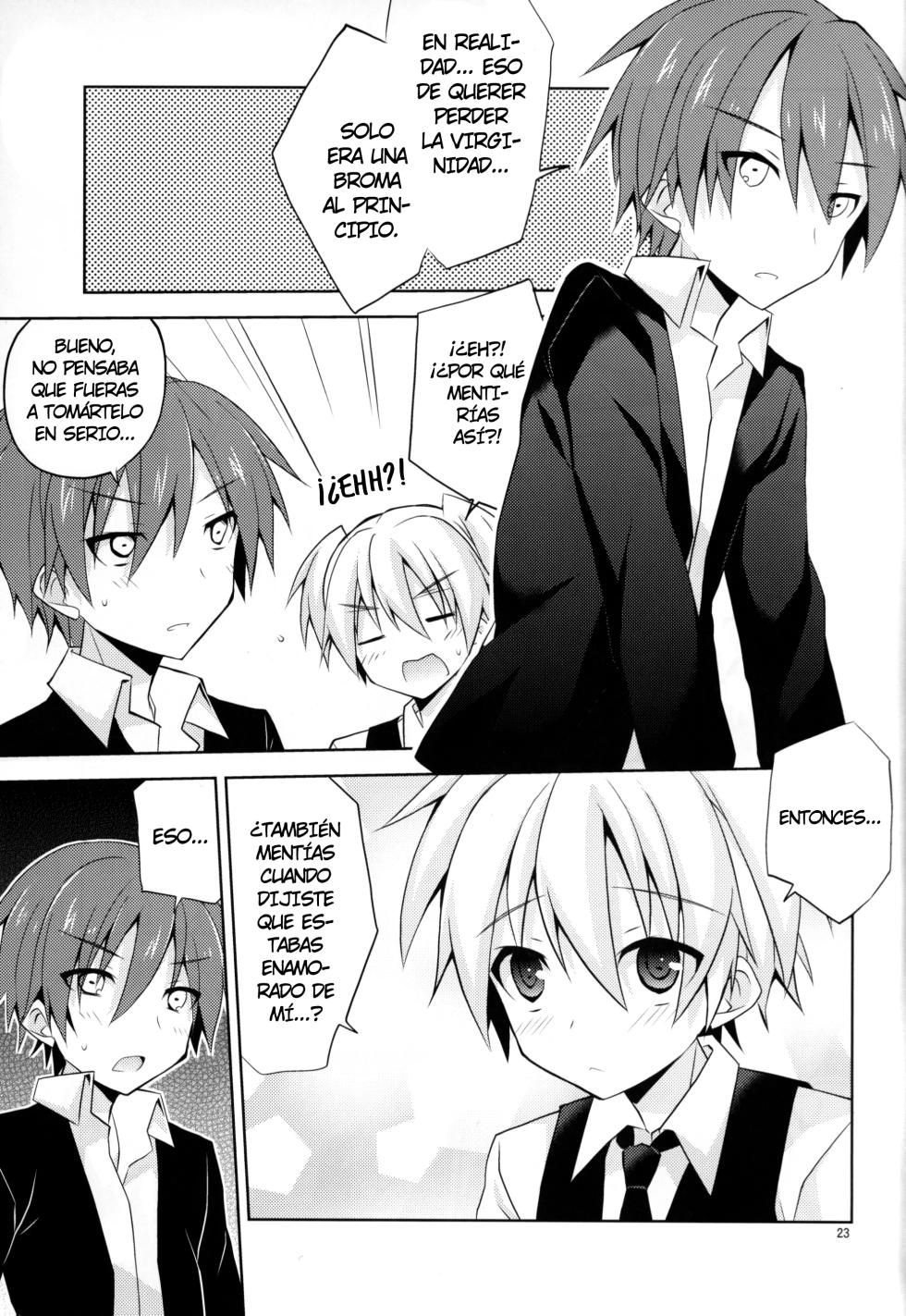 (HaruCC19) [Mimoton] Kimi ni Shika Dekinai Koto | Algo que solo tú puedes hacer (Ansatsu Kyoushitsu) [Spanish] [Yashoholic] - Page 22