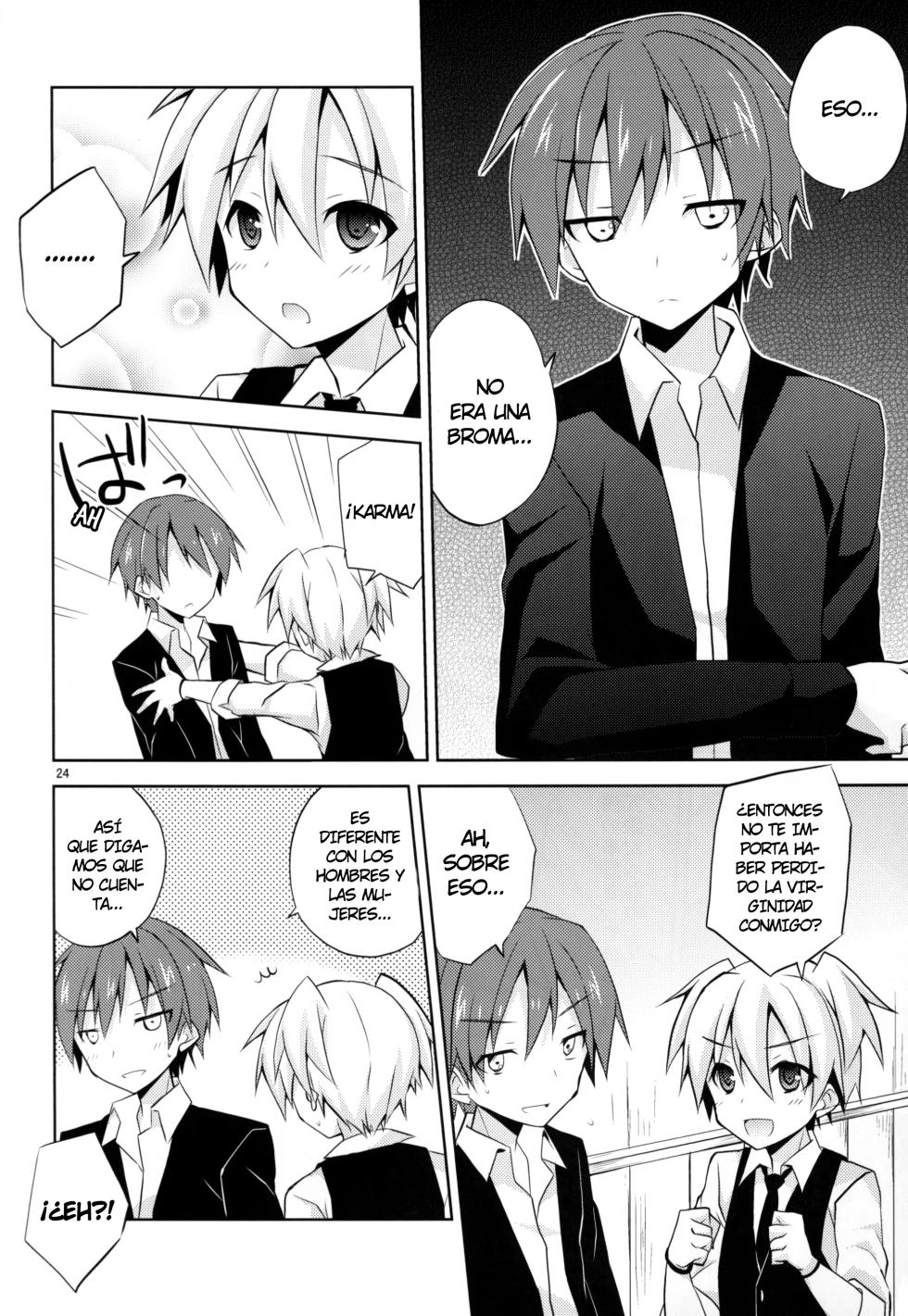 (HaruCC19) [Mimoton] Kimi ni Shika Dekinai Koto | Algo que solo tú puedes hacer (Ansatsu Kyoushitsu) [Spanish] [Yashoholic] - Page 23