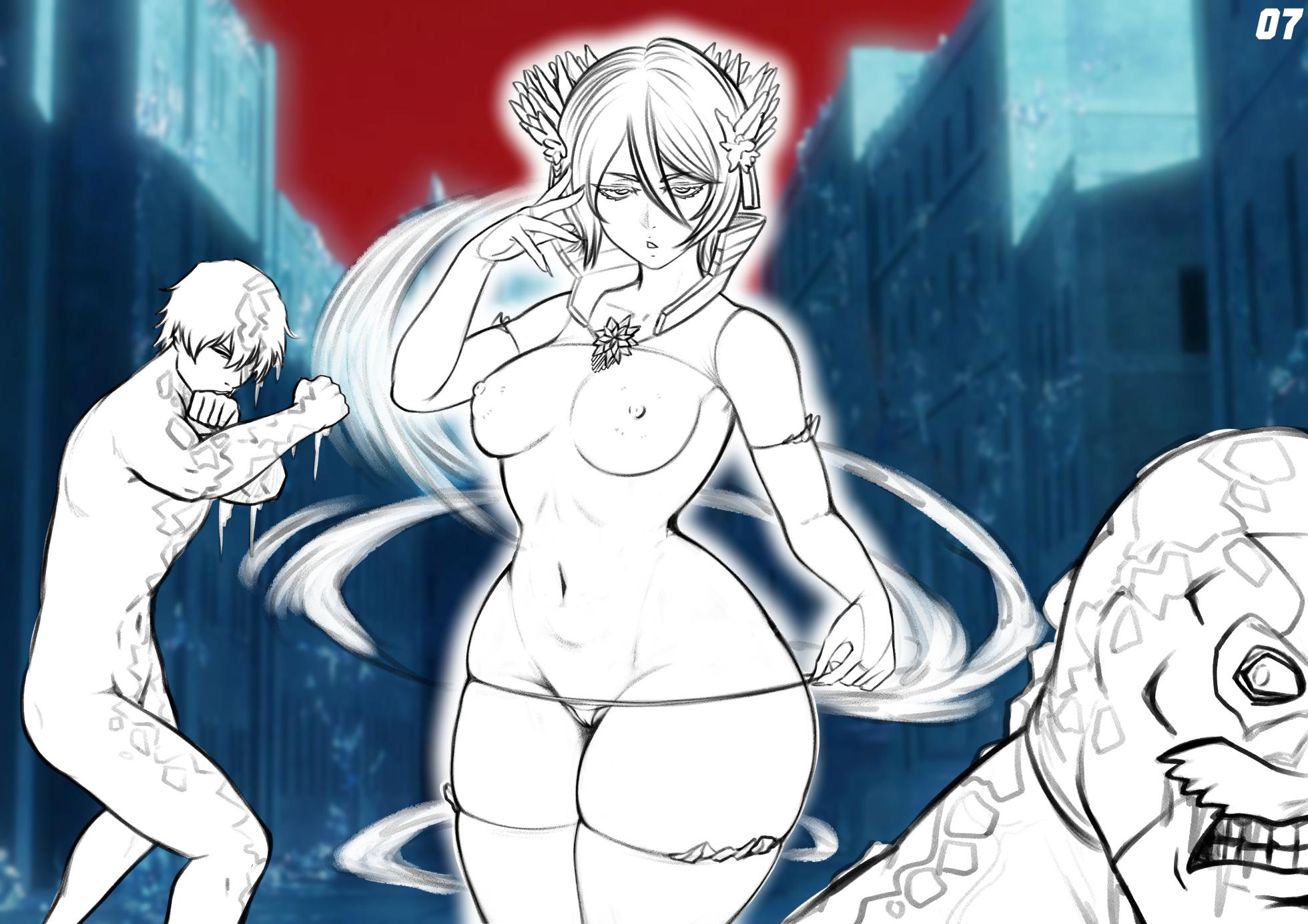 Rukia x Orihime in the 1000 Year ANAL Orgy (on going) - Page 25