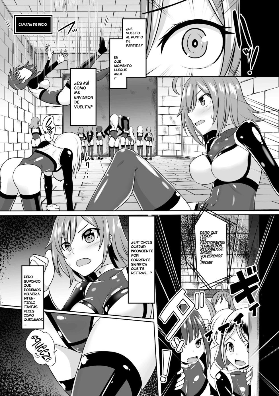 [Dann] Fall Girls (2D Comic Magazine Mesu Ochi! TS Ero Trap Dungeon Vol. 2) [Spanish] [TF Scans] [Digital] - Page 10