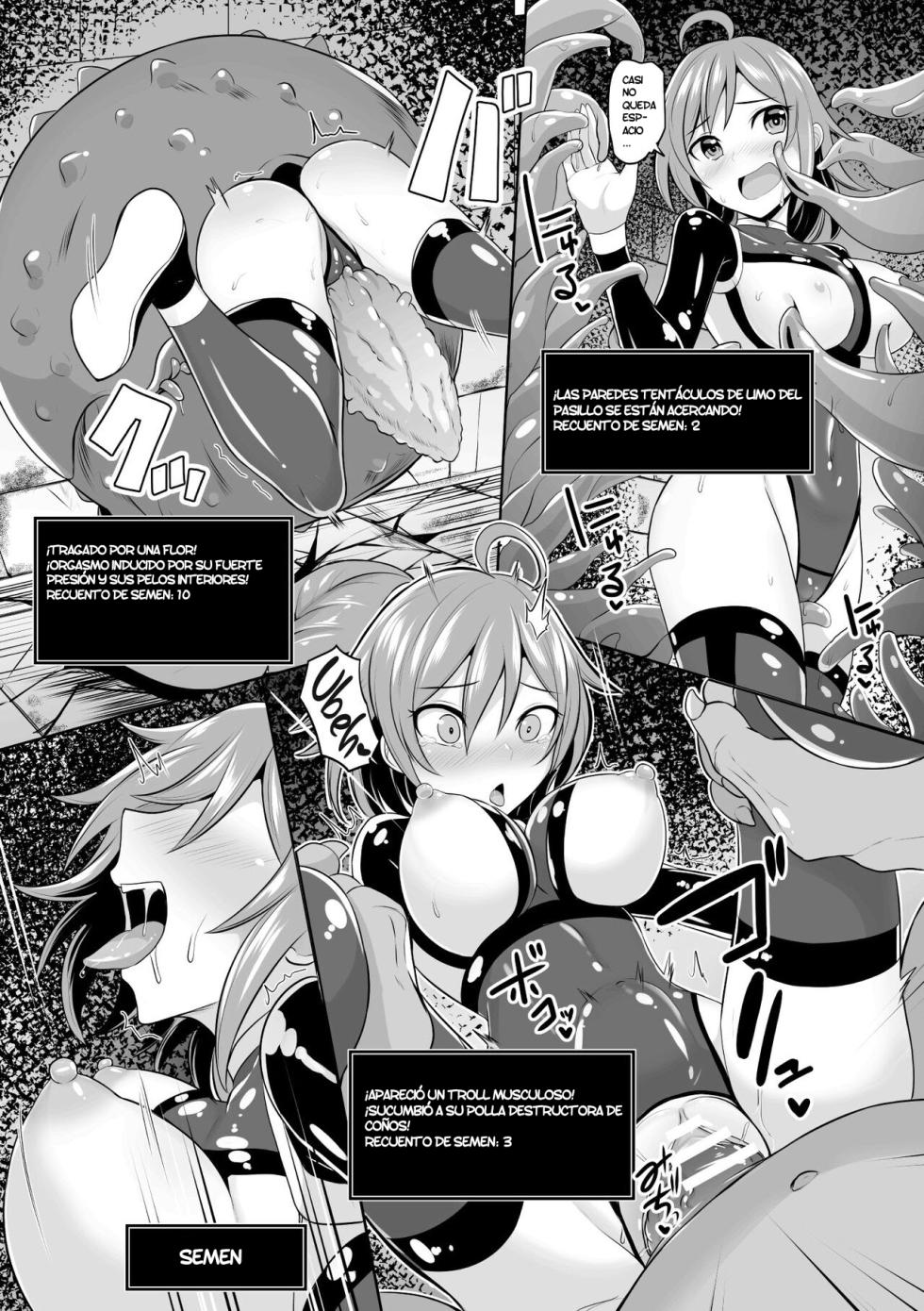 [Dann] Fall Girls (2D Comic Magazine Mesu Ochi! TS Ero Trap Dungeon Vol. 2) [Spanish] [TF Scans] [Digital] - Page 11
