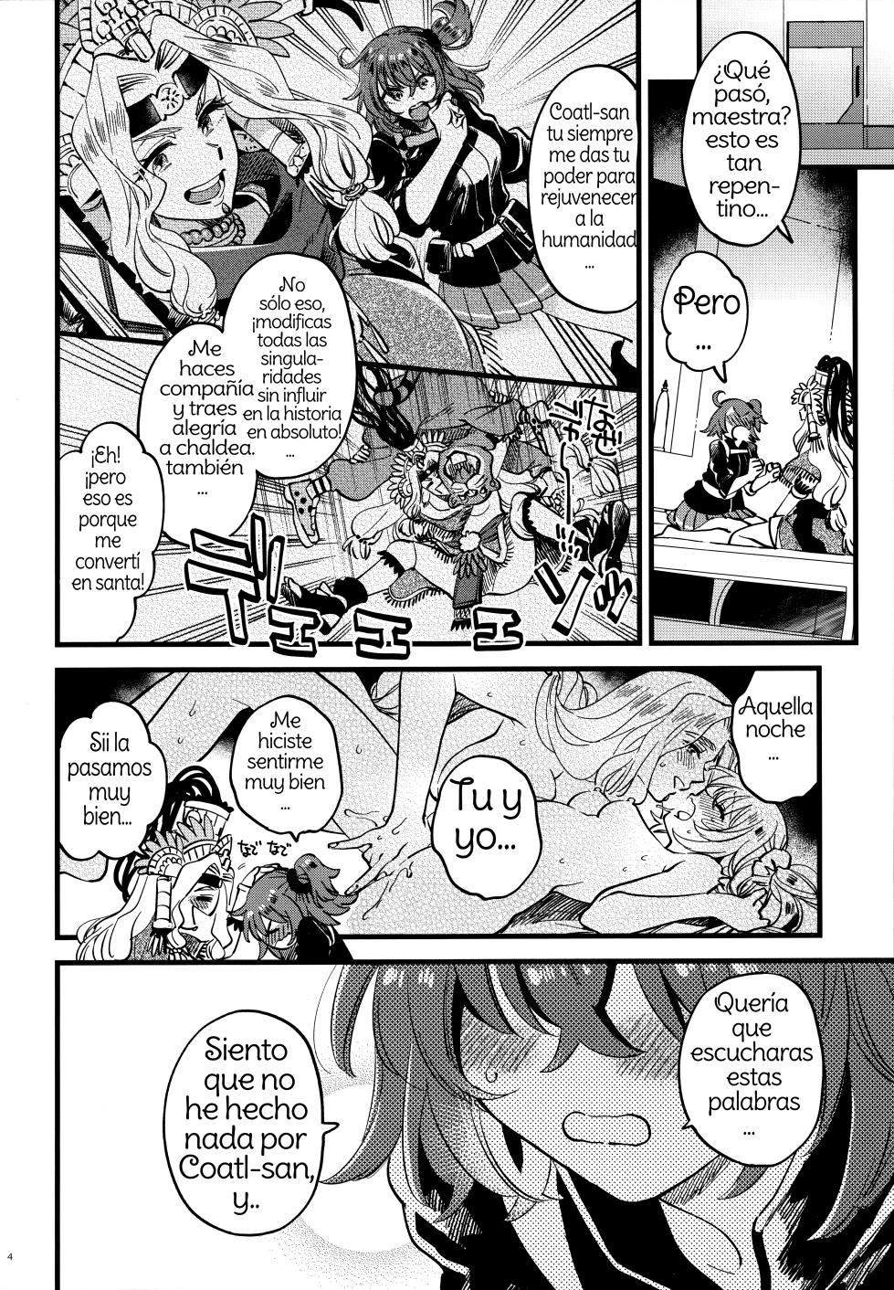 (HaruCC26) [Sonotaozey (Yukataro)] Kyou wa Watashi ga Suru tte Itta no ni! (Fate/Grand Order) [Spanish] [Amaterasu] - Page 3