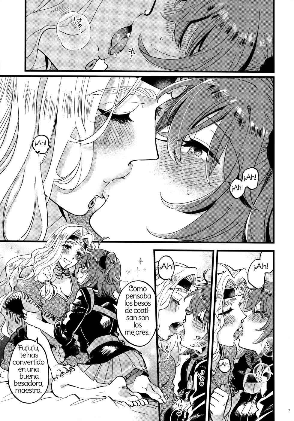 (HaruCC26) [Sonotaozey (Yukataro)] Kyou wa Watashi ga Suru tte Itta no ni! (Fate/Grand Order) [Spanish] [Amaterasu] - Page 6