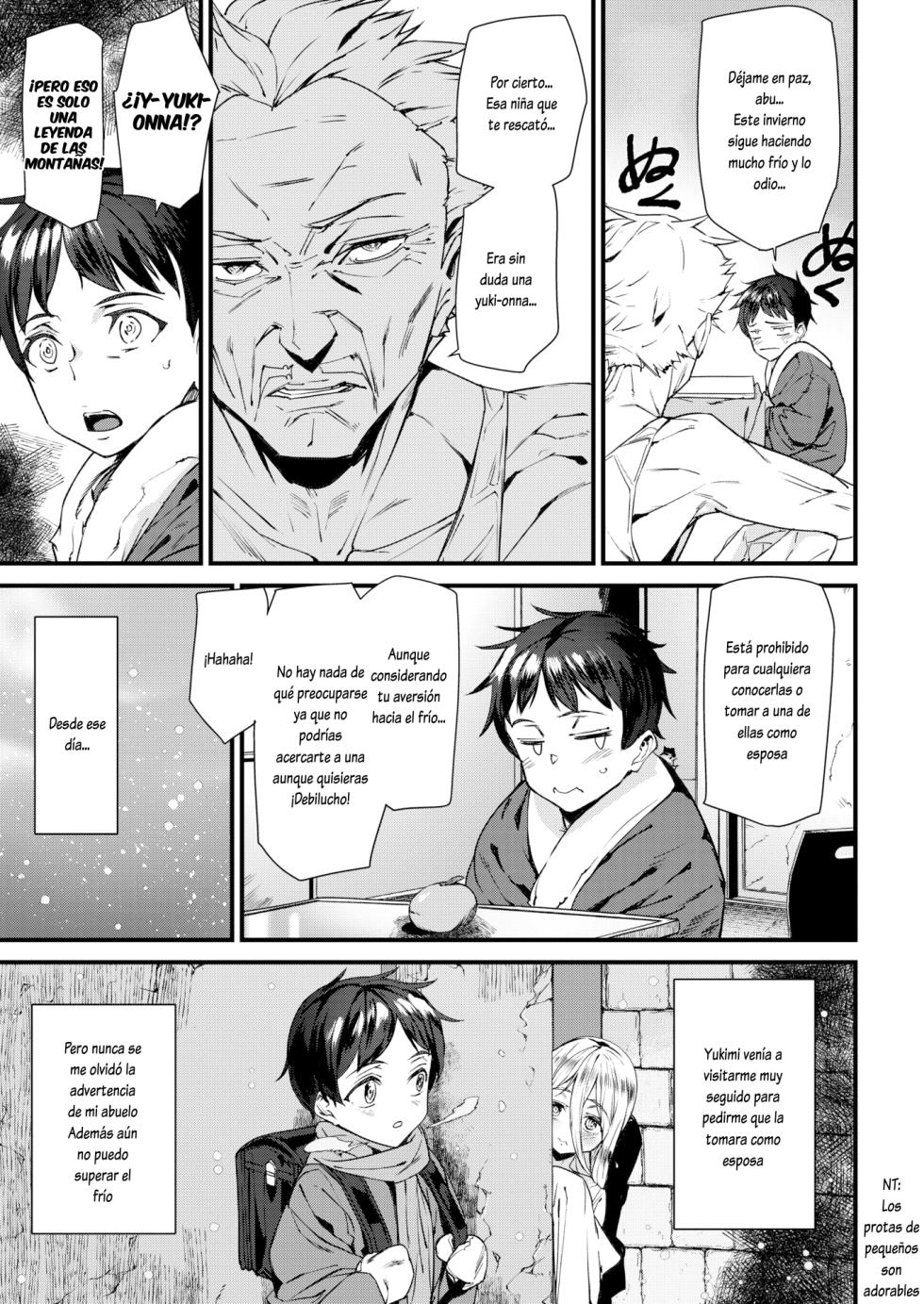 [Ashiomi Masato] Blizzard Girl (COMIC Kairakuten 2024-02) [Spanish] [Lovely Diablesse Scan] [Digital] - Page 3