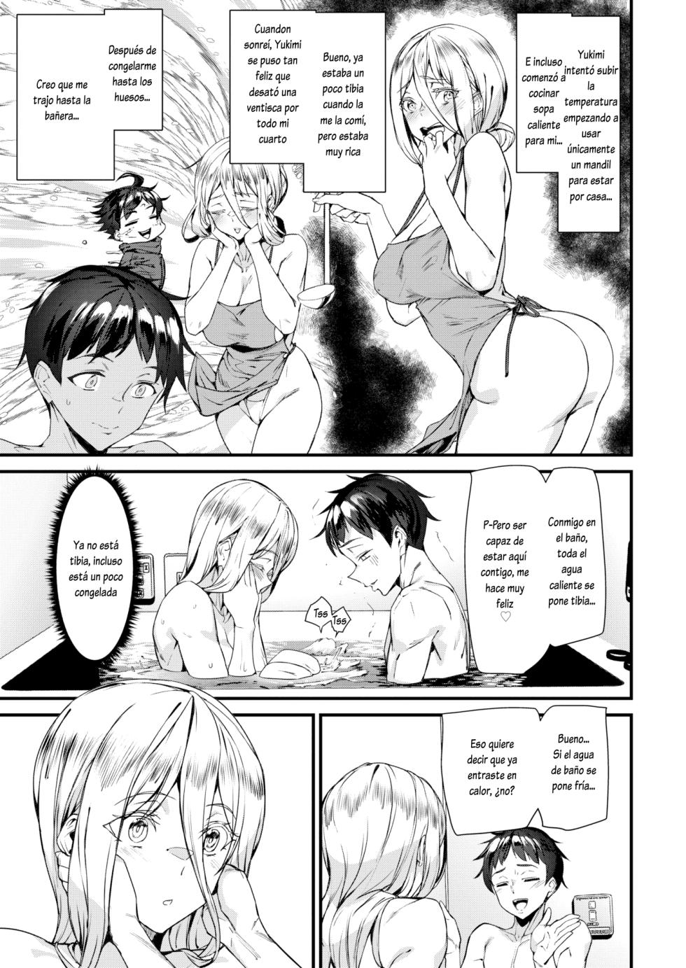 [Ashiomi Masato] Blizzard Girl (COMIC Kairakuten 2024-02) [Spanish] [Lovely Diablesse Scan] [Digital] - Page 7