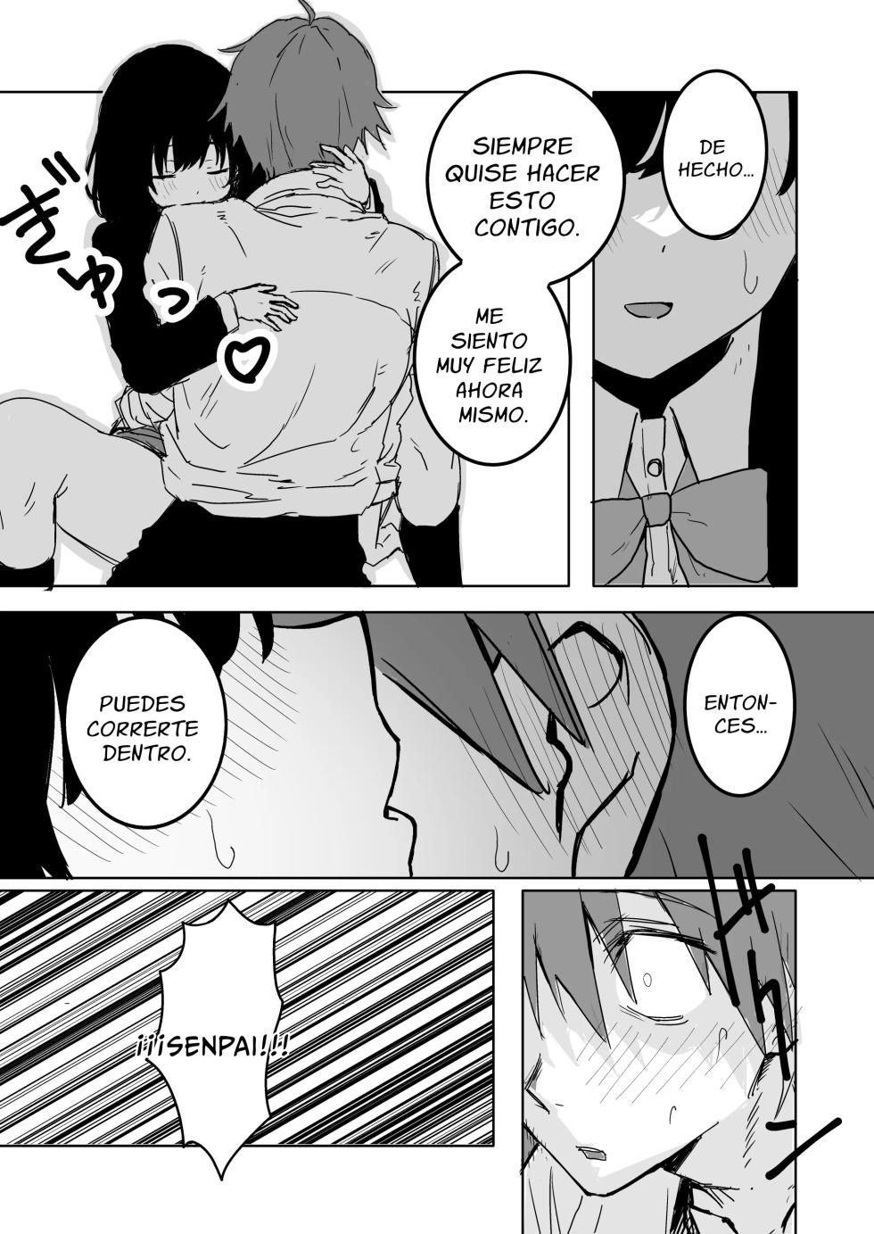 [Inukaki] Sakuraba Senpai wa Misetagari 1 [Spanish] [Zimos] - Page 12