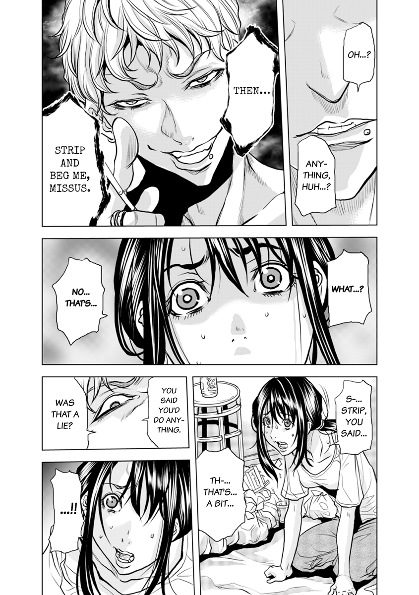 [Tachibana Naoki] Oku-san, Zenra de Dogeza Shiro yo - Rinjin DQN no Iboibo Chi ● po de Tsukareta Hitodzuma wa... 1-3 | Pounded by My Neighbor's Pearled Penis 1-3 [English] - Page 17