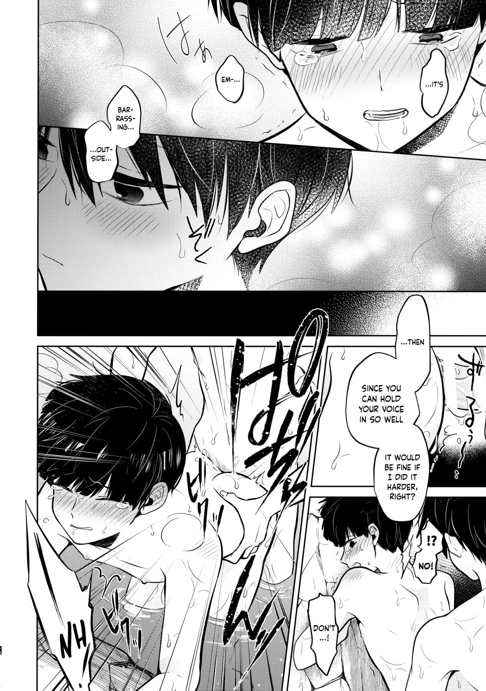 (ONE→HUNDRED 15) [Kedama MONSTER (MAYUKA)] Mizuirazude | No need for water (Mob Psycho 100) [English] {Chin²} - Page 17