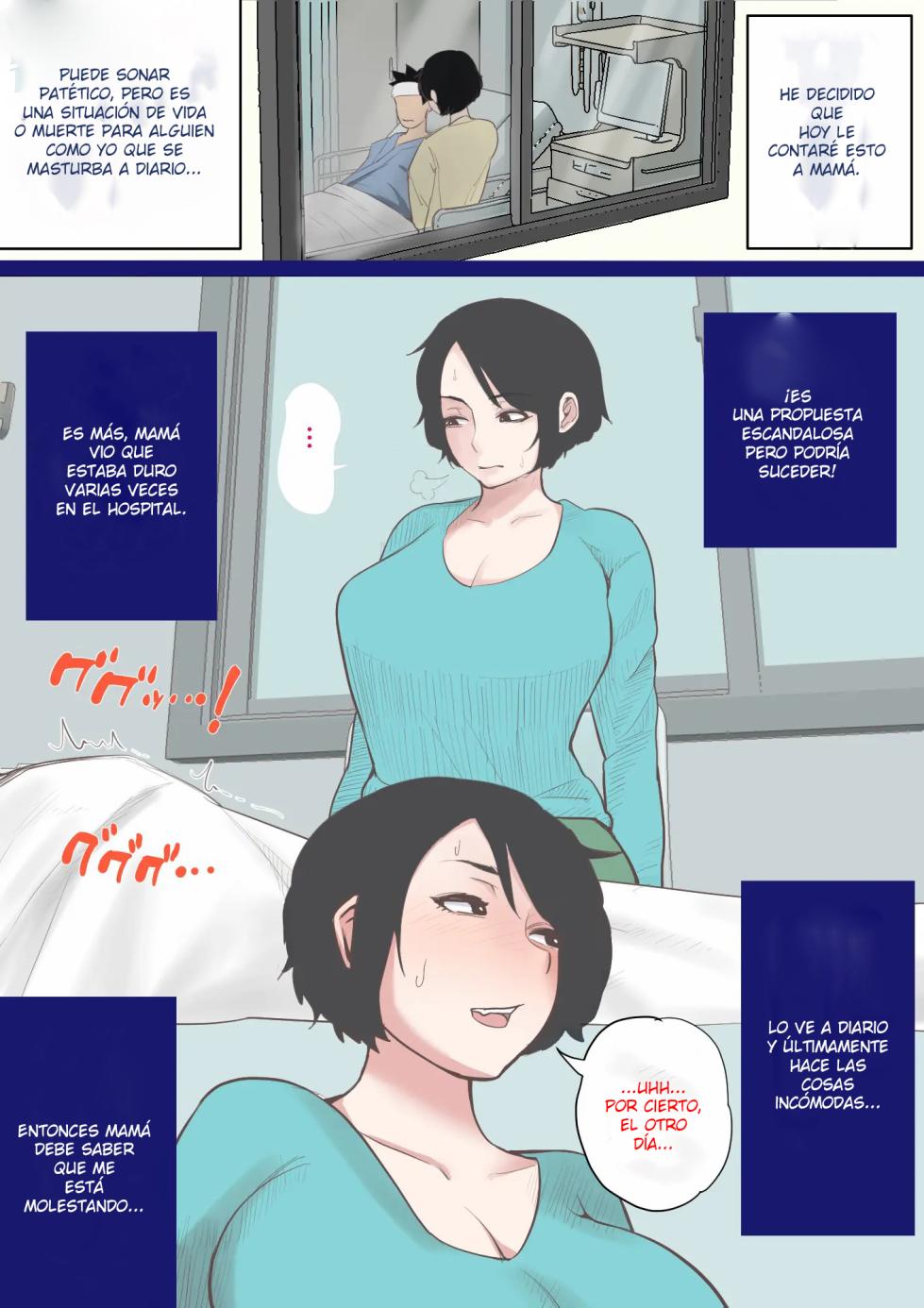 [Natsume Benkei] Nyuuin-chuu no Muramura wa Okaa-san de... | Mi Madre me Cuida en El Hospital... [Spanish] [SrTraduc] - Page 6