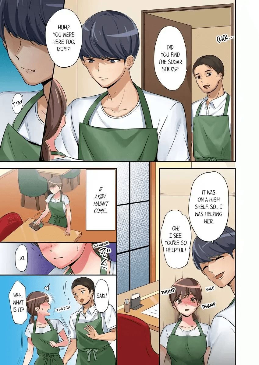 [Nanashiki Fuka] "Okusan, Zenbu Haitte masu yo" Baito no Otokonoko ni Netorarete masu 1-3 | “Miss, It’s All the Way In.” I’m Being NTR’d by a Part-Timer 1-3 [English] - Page 33