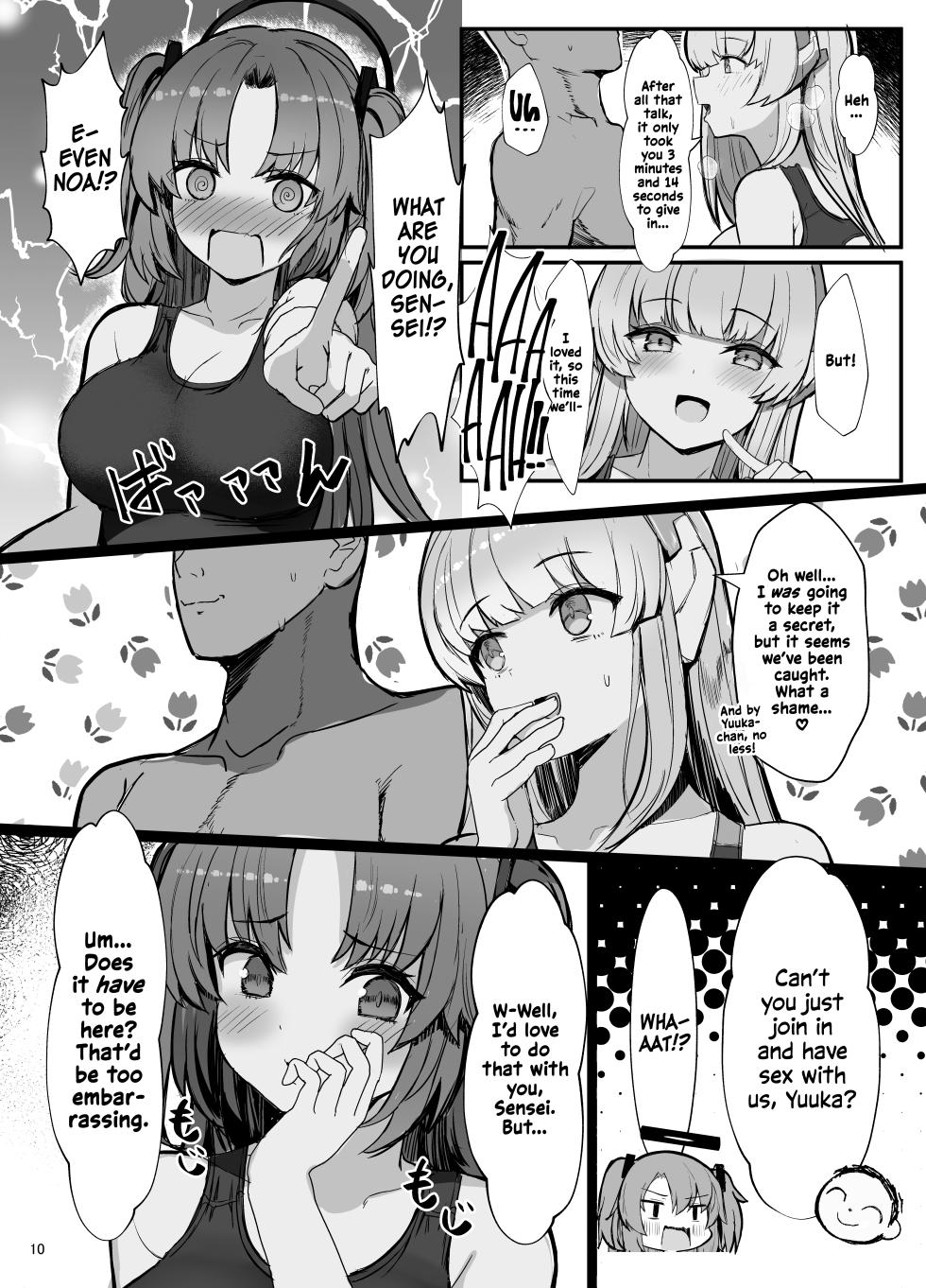 [Vivido (Kumasaku Tamizou)] Seminar no Dosukebe Pakopako Natsuyasumi! | Seminar's Sex-filled Summer Break (Blue Archive) [English] [Shiromaru] [Digital] - Page 9