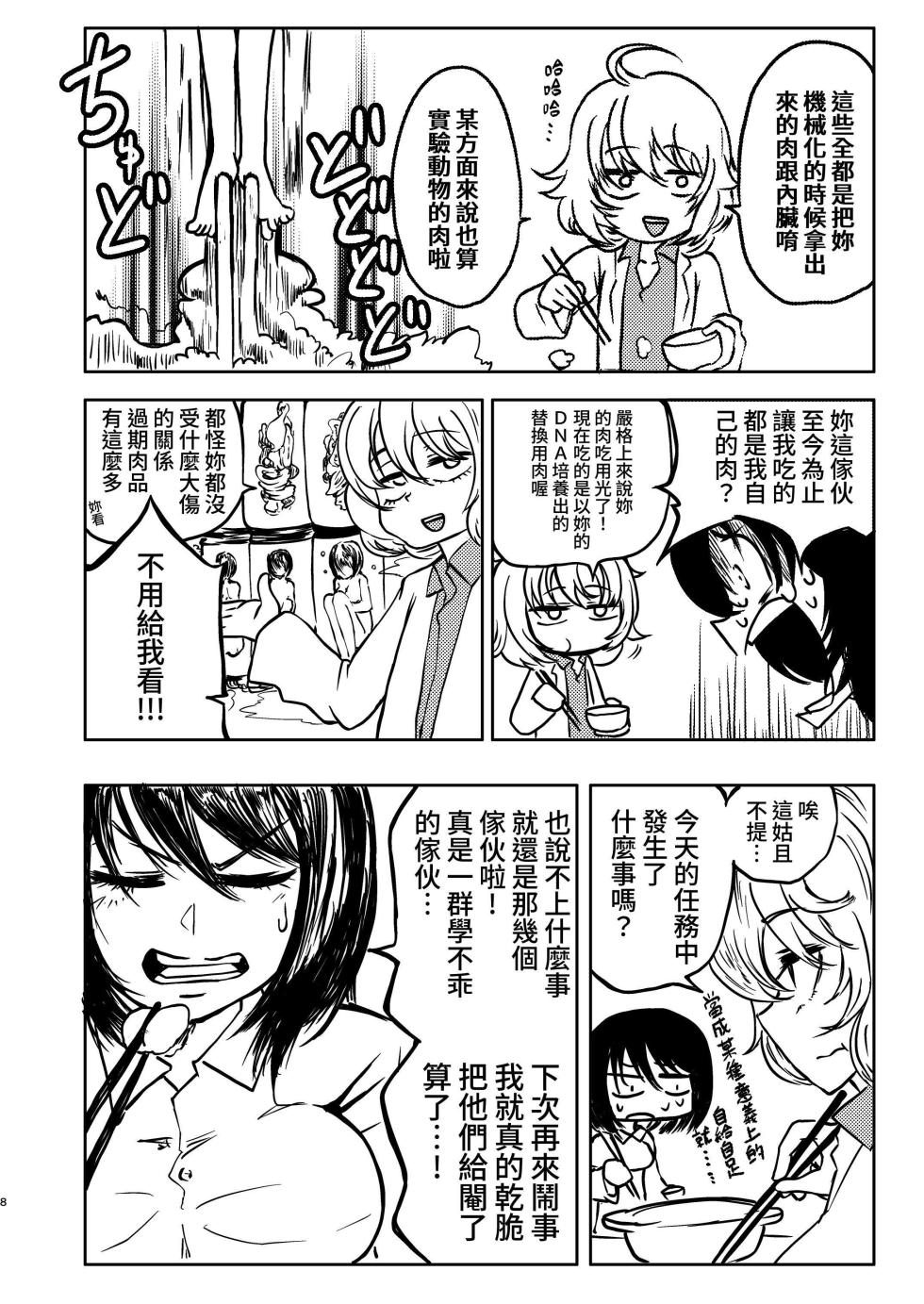 [Mikenekohanten (Sakamoto Kafka)] Ponkotsu Futa Robot Laboratory Soushuuhen [Chinese] [Digital] - Page 8