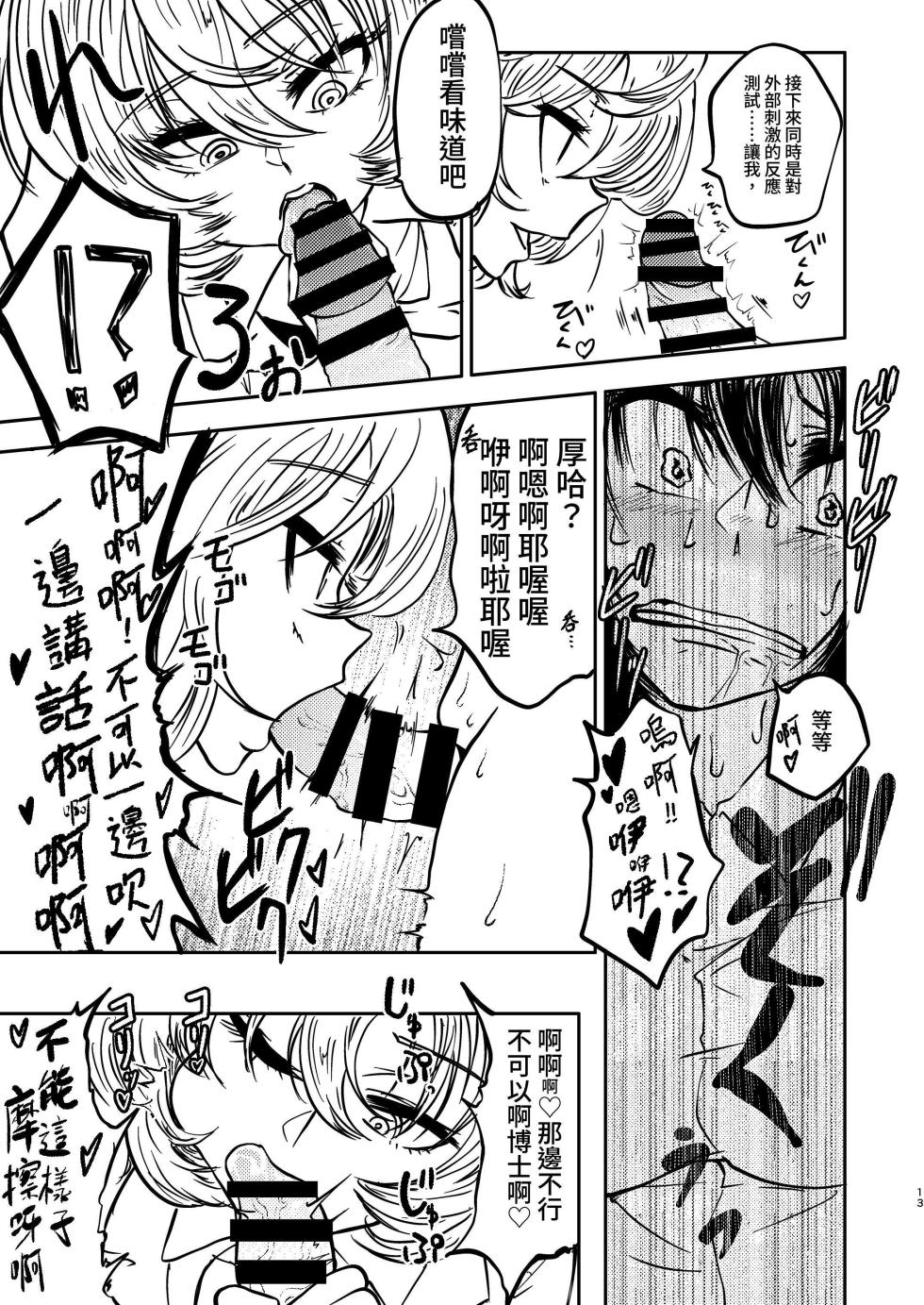 [Mikenekohanten (Sakamoto Kafka)] Ponkotsu Futa Robot Laboratory Soushuuhen [Chinese] [Digital] - Page 13