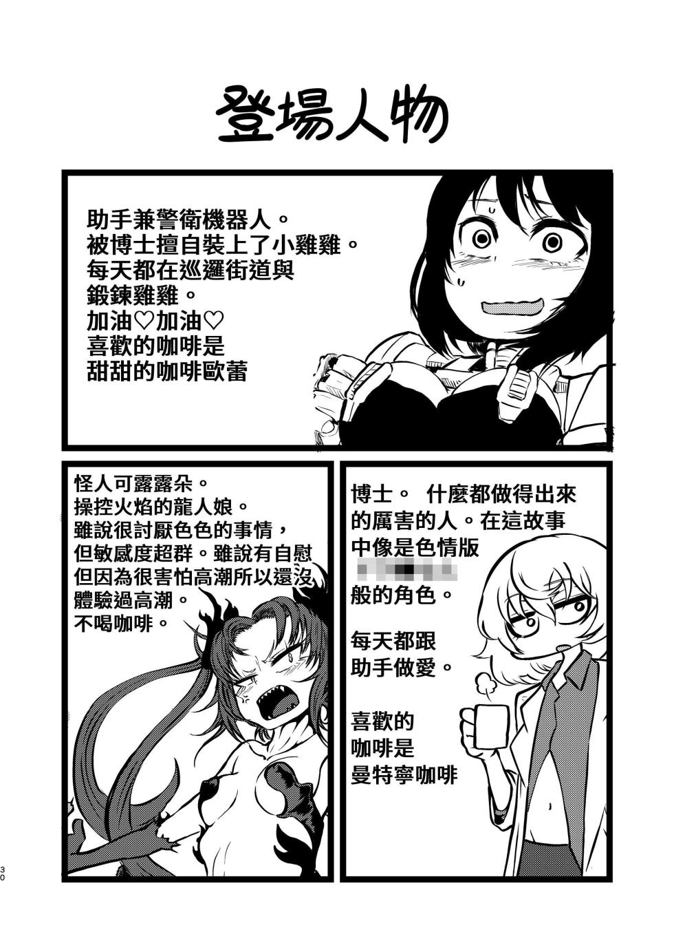 [Mikenekohanten (Sakamoto Kafka)] Ponkotsu Futa Robot Laboratory Soushuuhen [Chinese] [Digital] - Page 30