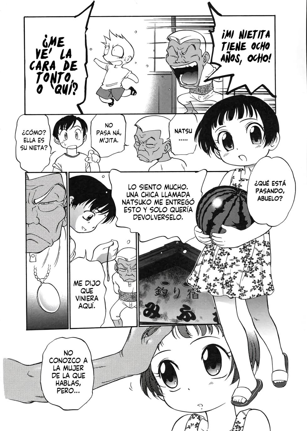 [Maka Fushigi] Natsu no wasuremono | El objeto olvidado de verano (Kono Manmaru ga Sugoi!) [Spanish] - Page 28